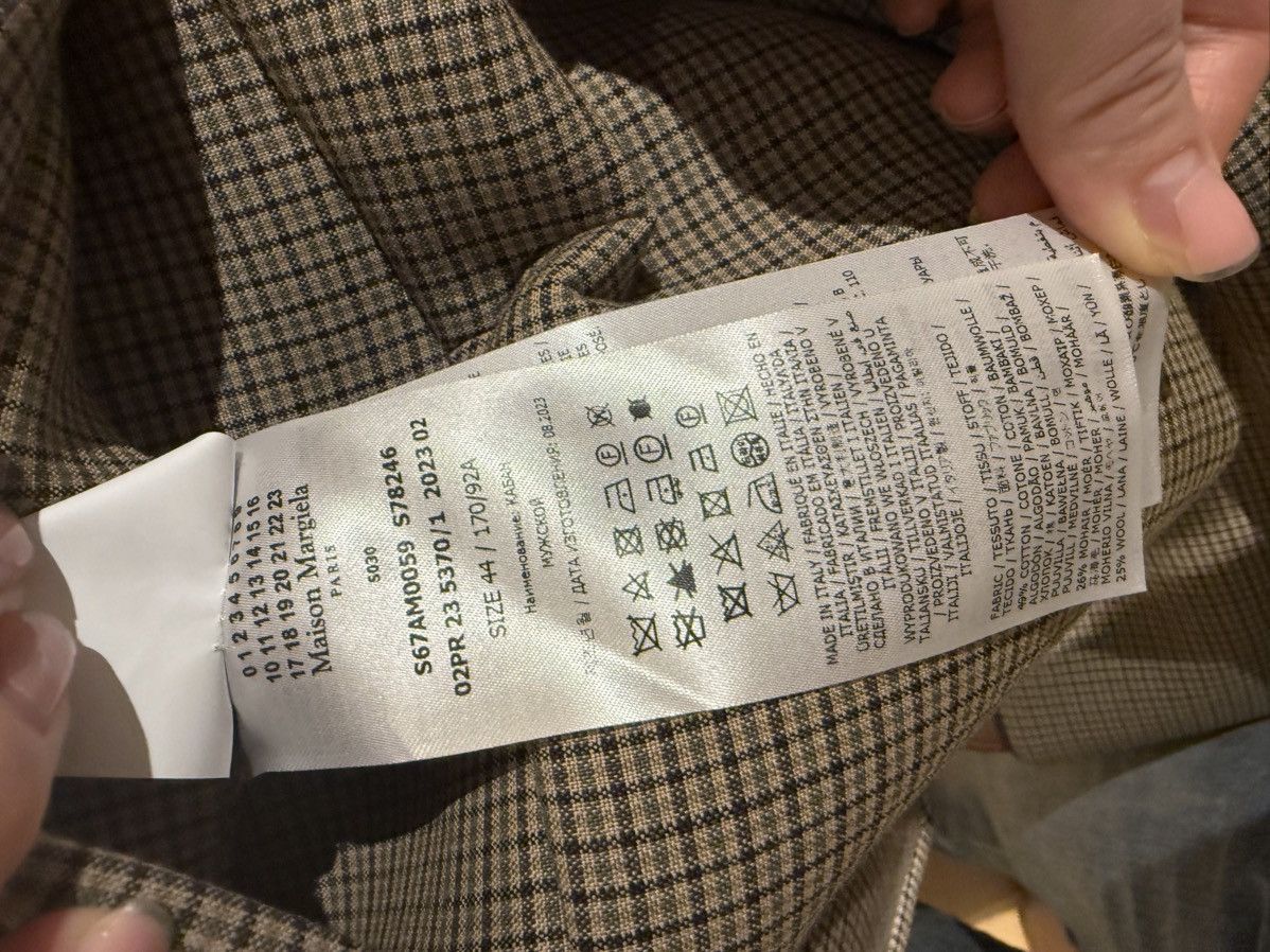 Maison Margiela Maison Margiela Pendleton Yoke Peacoat Size US L / EU 52-54 / 3 - 8 Thumbnail