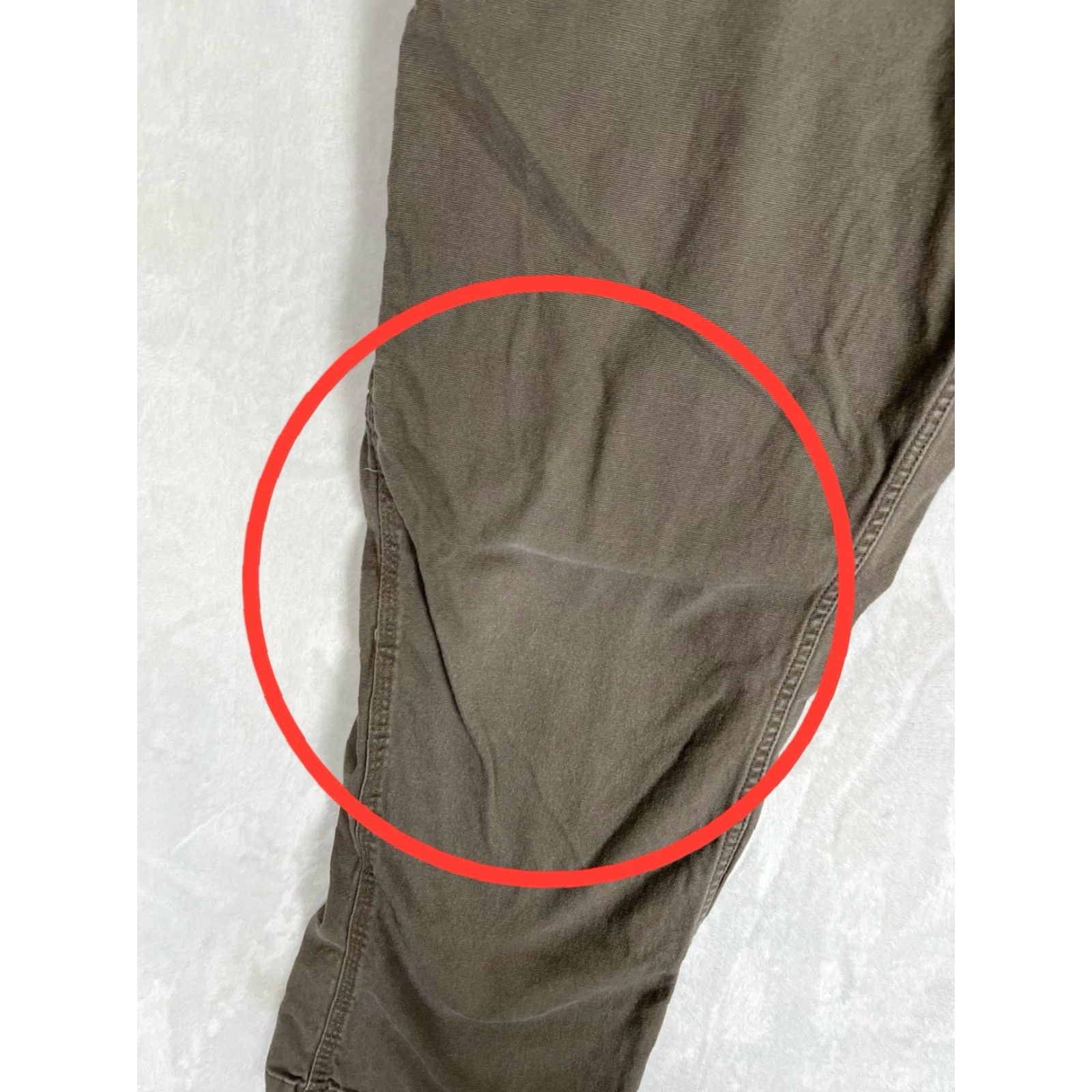 Vintage VINTAGE? No, Wolverine Carpenter Work Brown Pants Canvas Size 40x30 Workwear Grunge (Men) 5-Pocket Logo Flat Front Straight Leg Cotton Canvas Jeans Size US 40 / EU 56 - 3 Thumbnail