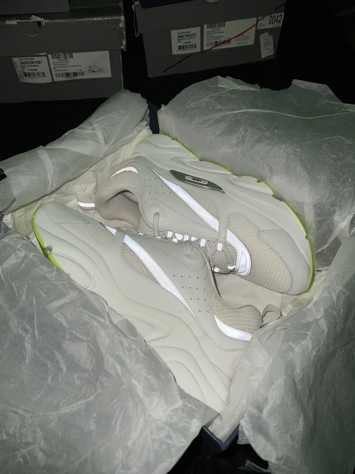 Dior Christian Dior B22 “Lime Bottom” Size US 11 / EU 44 - 2 Thumbnail