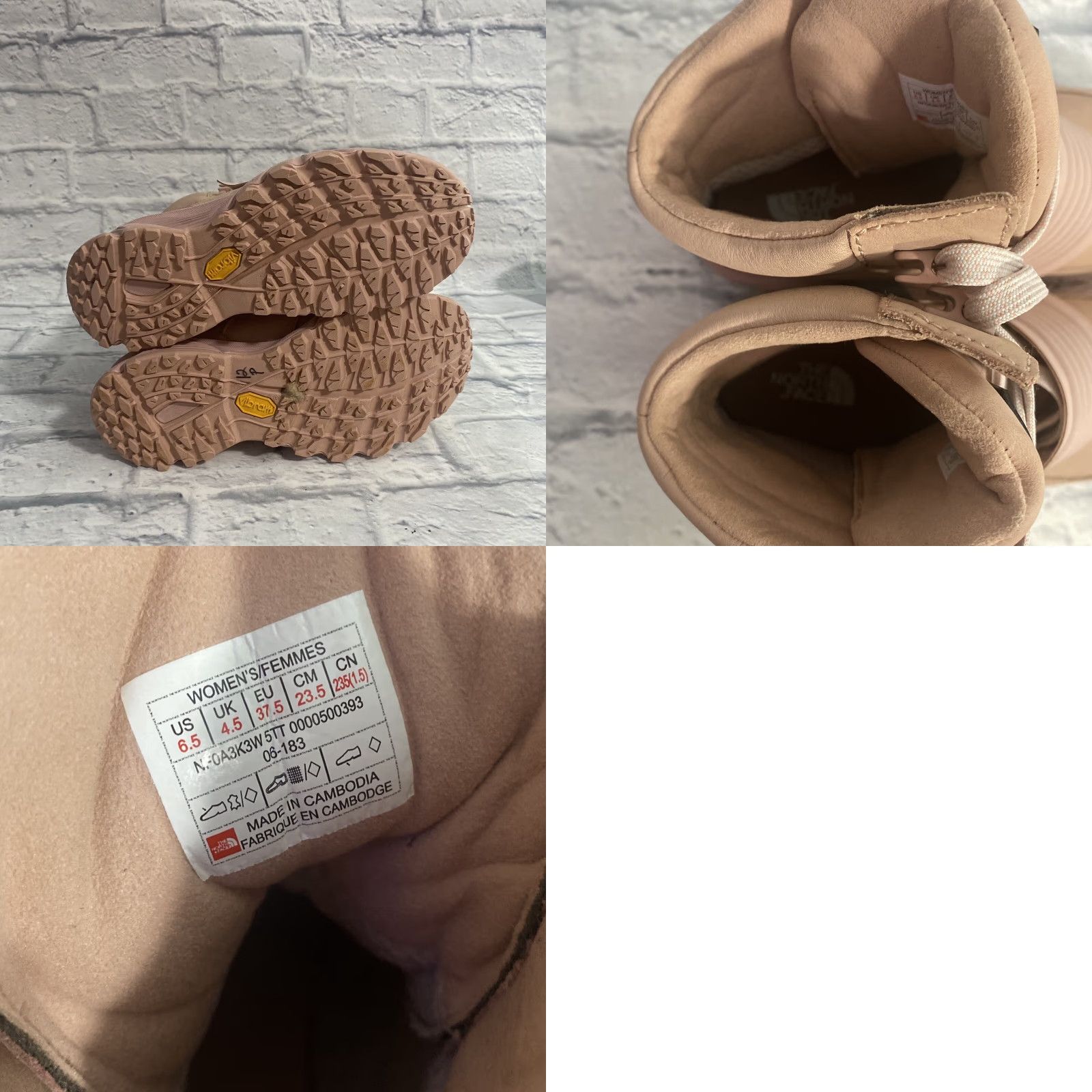The North Face The North Face Raedonda Sneaker Mid Boot Misty Rose Pink Women's Size 6.5 EUC Size US 7 / IT 37 - 9 Thumbnail