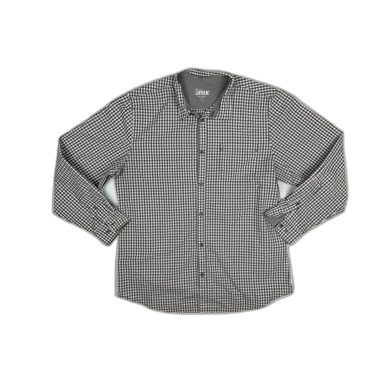 Vintage Chef Works Urban Collection Shirt Chambray Gray Long Roll-Up Size US XL / EU 56 / 4 - 1 Thumbnail
