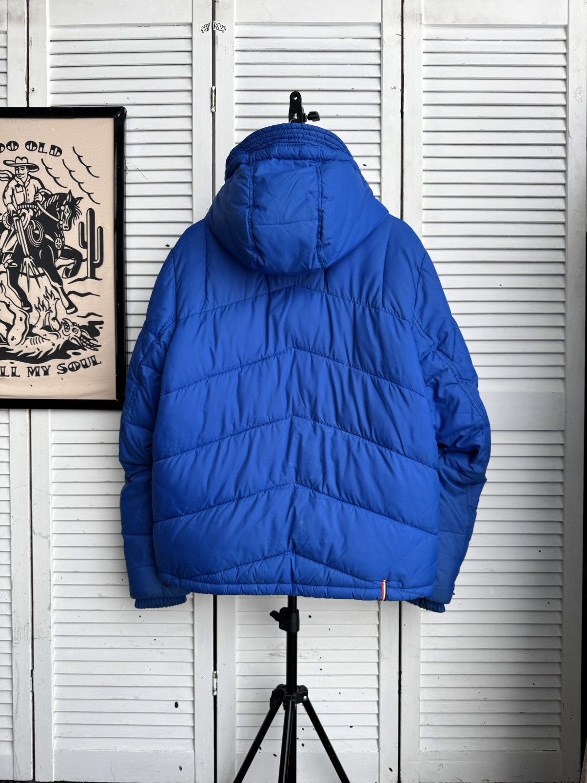 Tommy Hilfiger Vintage Tommy Hilfiger Denim Puffer Jacket Blue Y2K Size US M / EU 48-50 / 2 - 2 Thumbnail