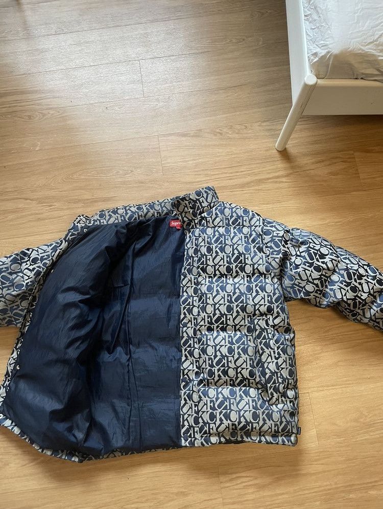 Supreme “Supreme Fuck Jacquard” puffer jacket Size US L / EU 52-54 / 3 - 7 Thumbnail