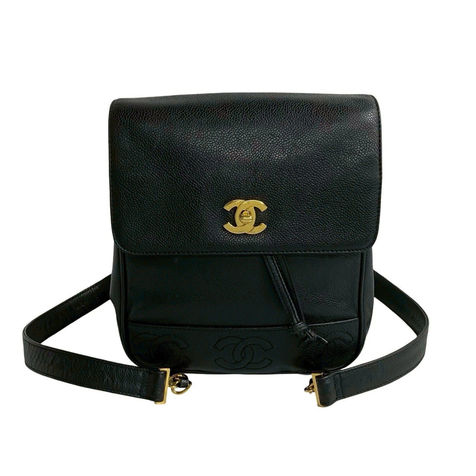Chanel CHANEL CC Coco Mark Triple Logo Backpack with Pouch  display picture 1