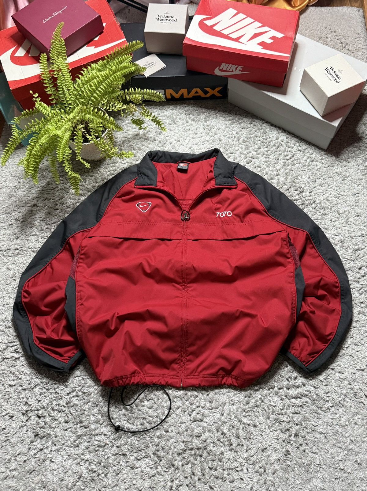Nike 00s Nike Jacket Rare Nylon Retro Swoosh Vintage Streetwear Size US L / EU 52-54 / 3 - 3 Thumbnail