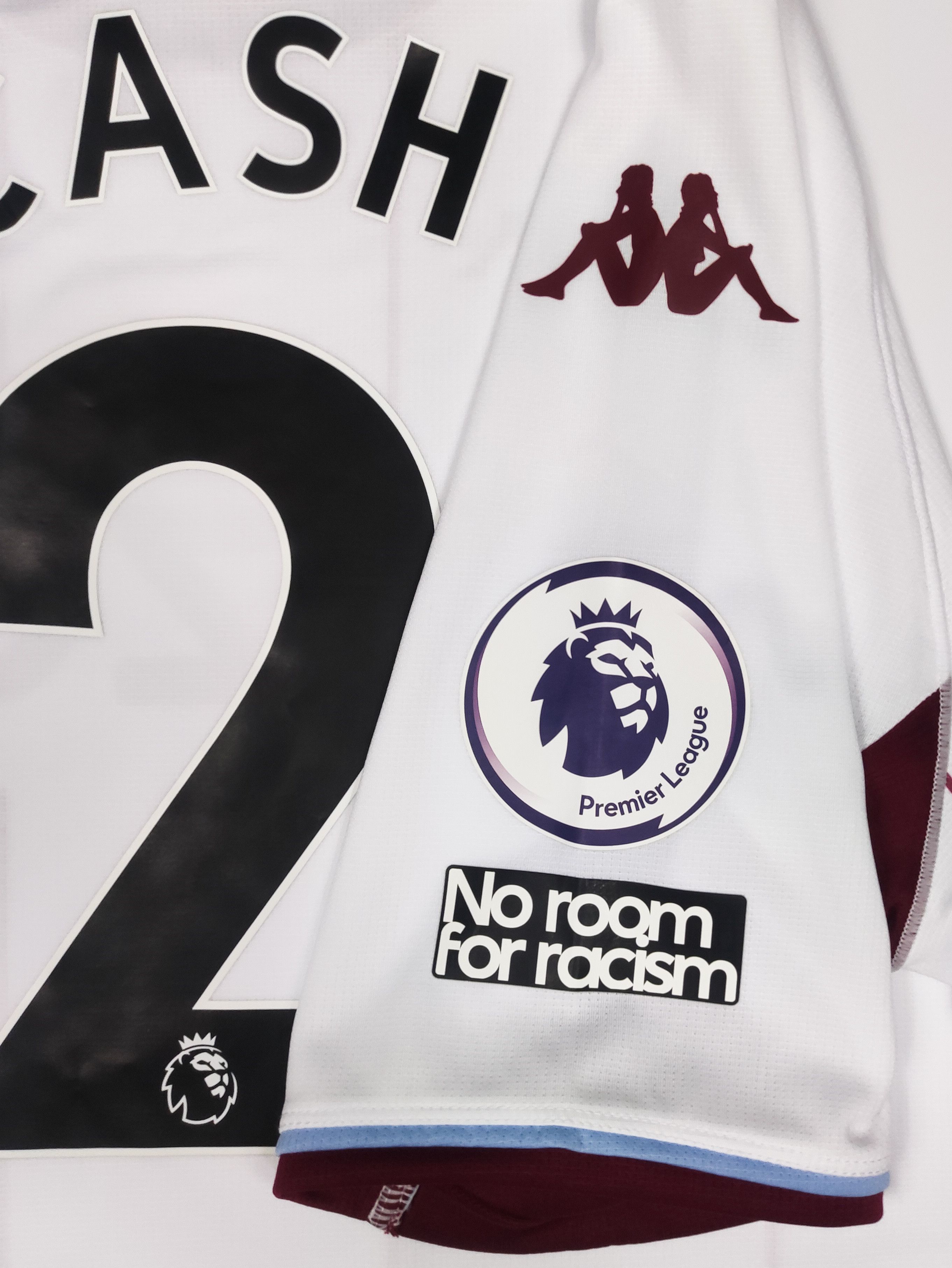 Kappa Matty Cash #2 Aston Villa 2021 2022 Kappa Away Shirt Size US XXL / EU 58 / 5 - 13 Thumbnail