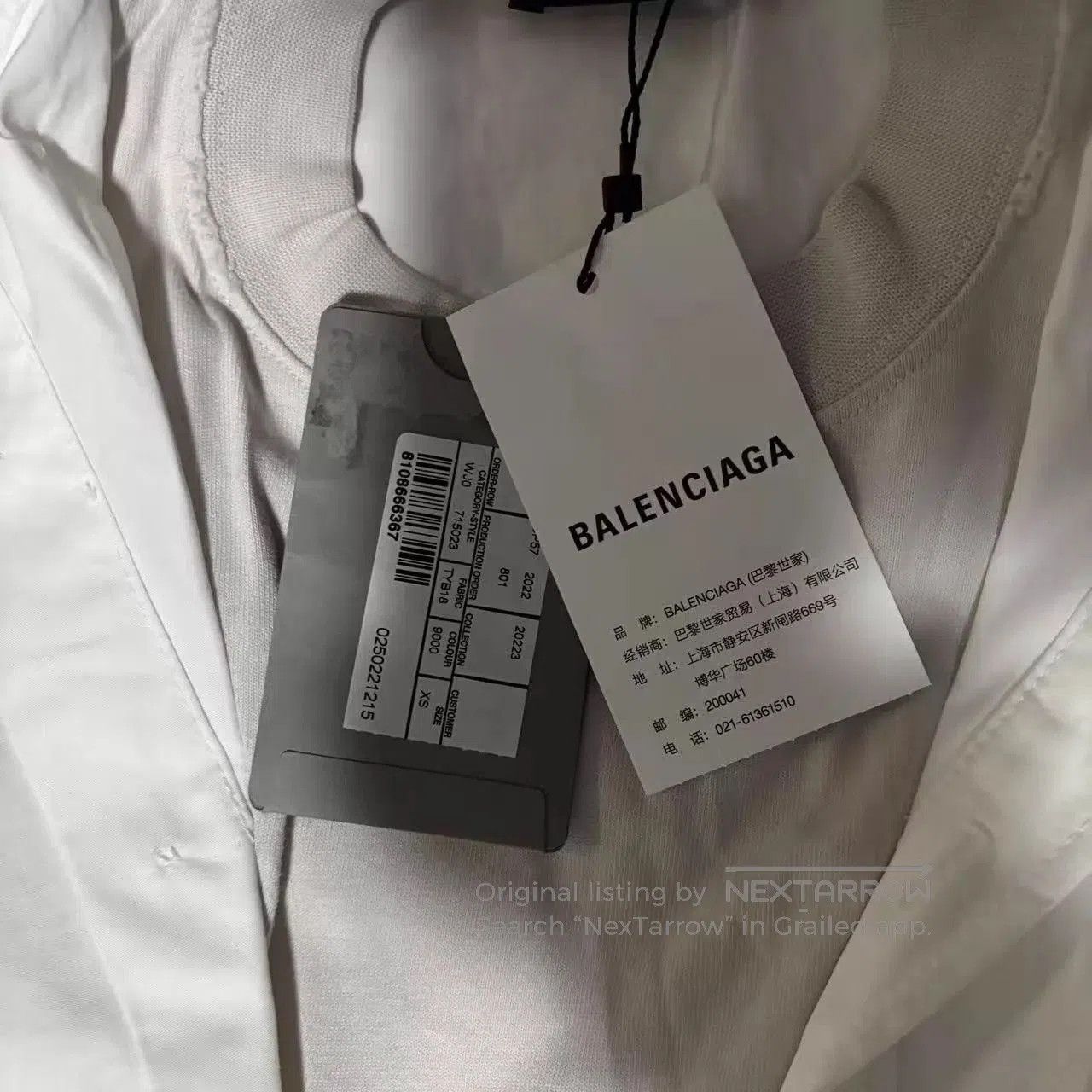 Balenciaga Short Sleeve Button-Up Shirt. Size US XS / EU 42 / 0 - 4 Thumbnail