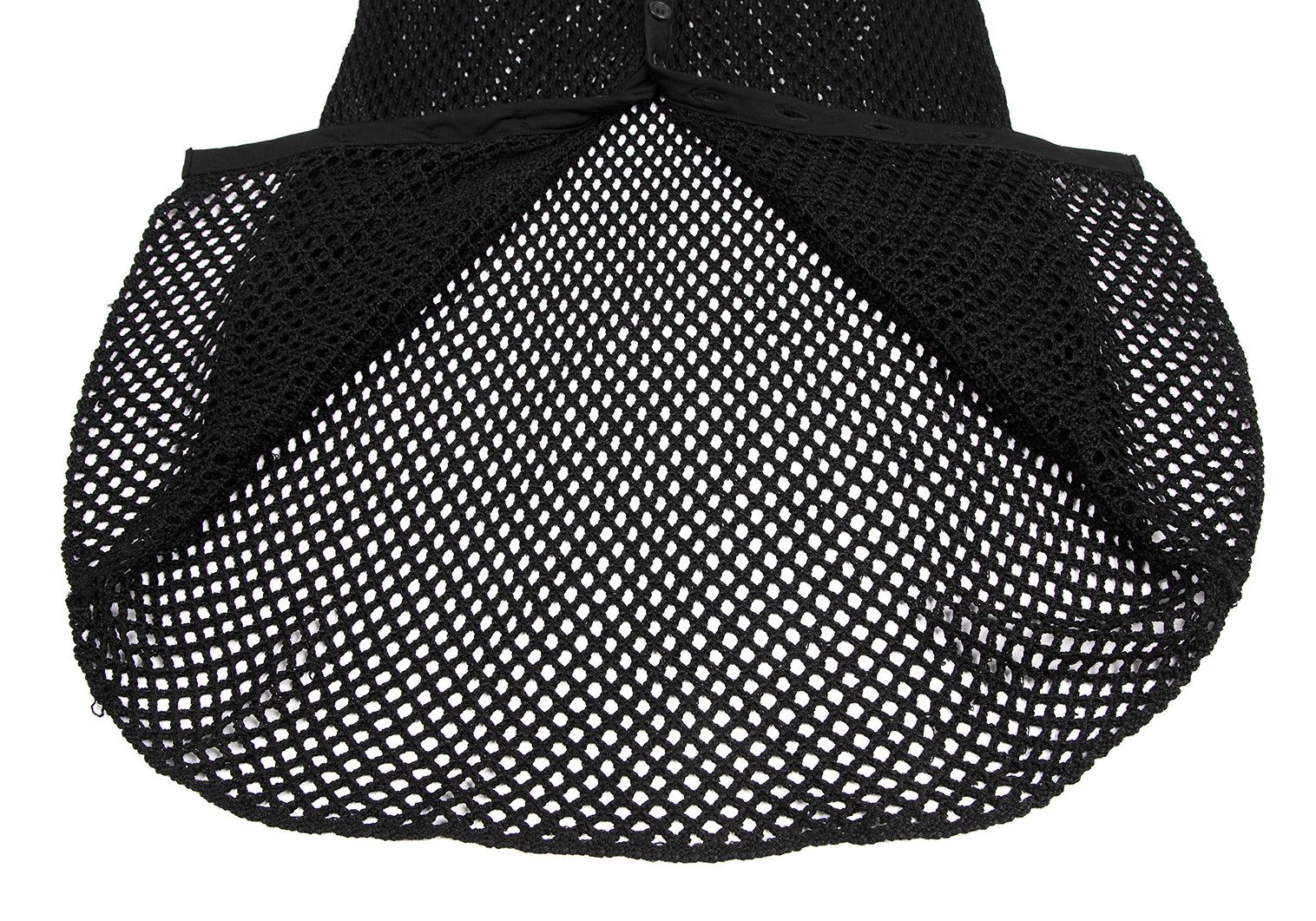 Yohji Yamamoto Yohji Yamamoto Fishnet Knit Vest Black M Size US M / EU 48-50 / 2 - 8 Thumbnail