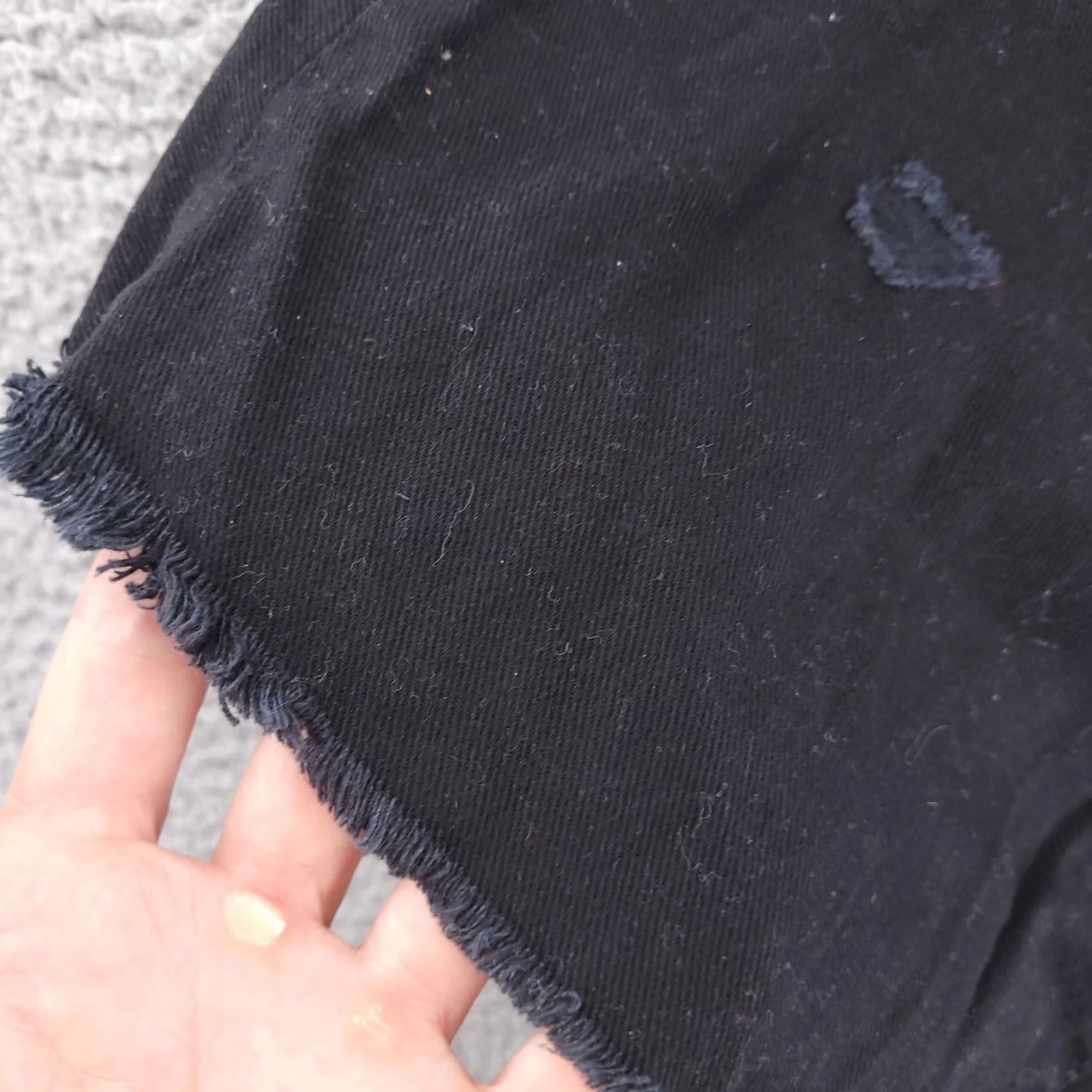 Vintage Aero Shorts Mens 33 Black Slim Denim 9" Inseam Slim Fit Flat Front Chino Pattern Solid Vintage No Brand Aero Size US 33 - 5 Thumbnail