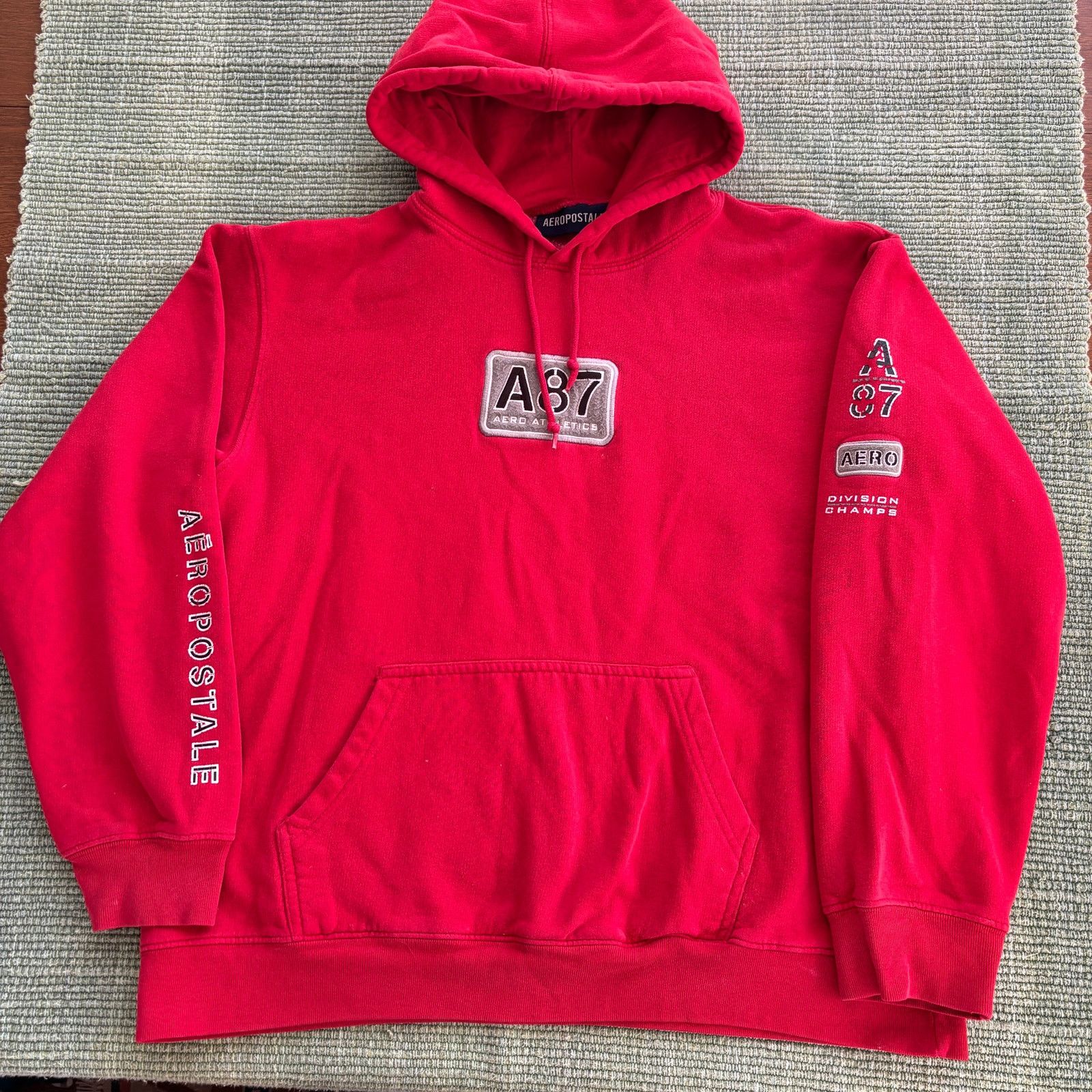 Aeropostale Vintage red aeropostale baggy hoodie size large Size US L / EU 52-54 / 3 - 1 Thumbnail