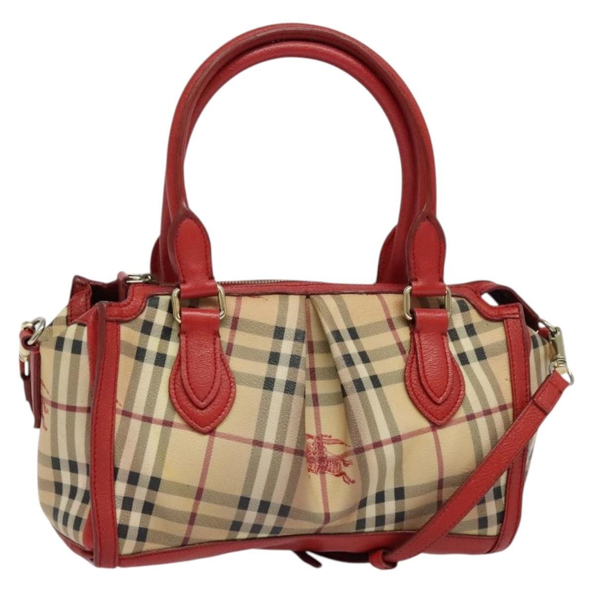 Burberry Burberry Pilgrim Satchel Haymarket Coated Canvas Size ONE SIZE - 1 Thumbnail