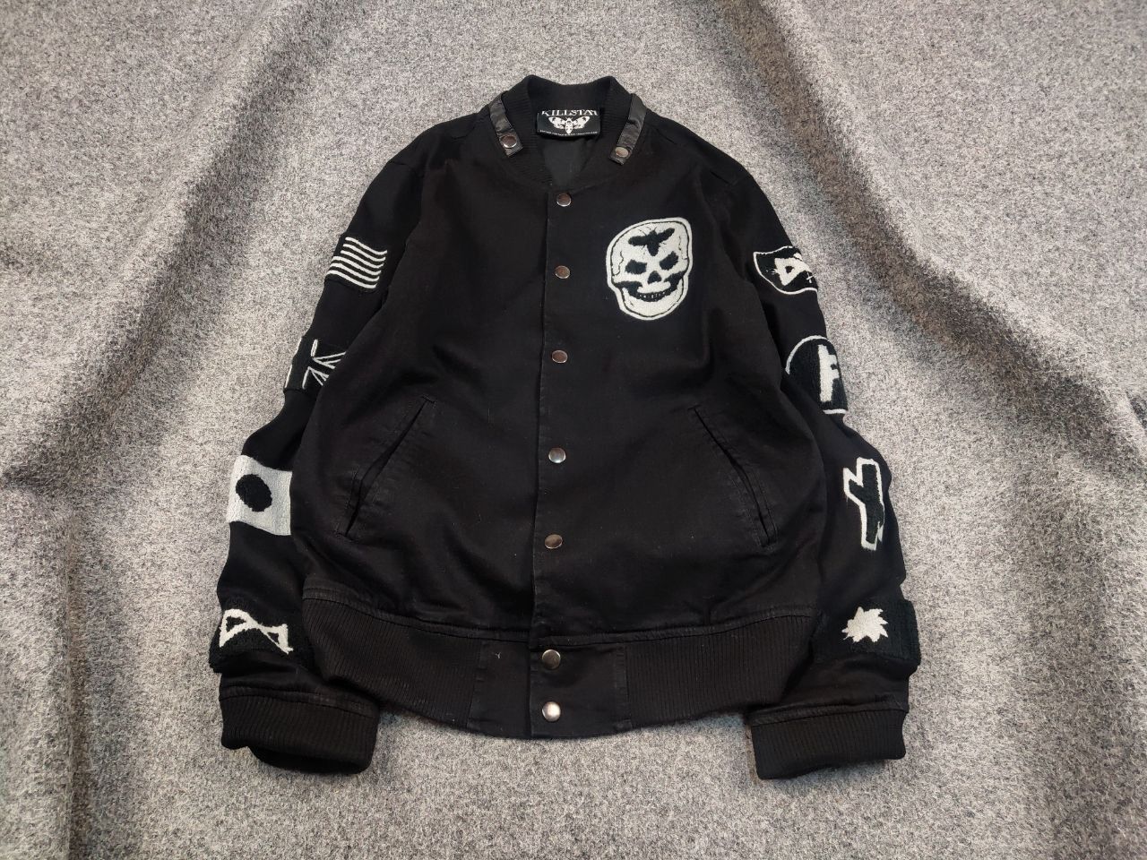 Japanese Brand Killstar Bomber Logo Gothic Avant Garde Skeleton Jacket Size US S / EU 44-46 / 1 - 2 Thumbnail