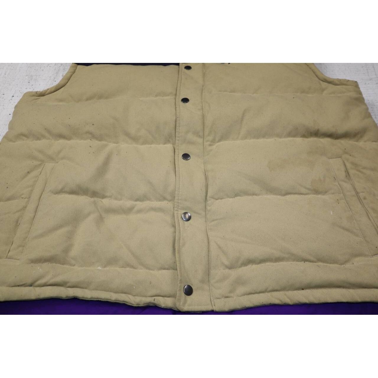 Patagonia Patagonia Bivy Down Vest XL Tan Purple Goose Down Puffer Size US XL / EU 56 / 4 - 11 Thumbnail