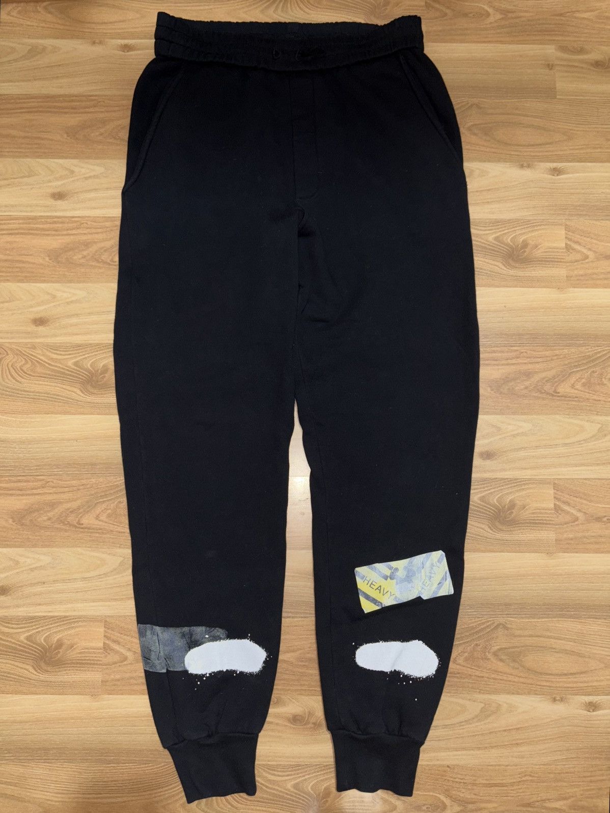 Off-White Off-White FW17 "Mirror Mirror" Spray Paint Sweatpants Size M Size US 32 / EU 48 - 2 Thumbnail