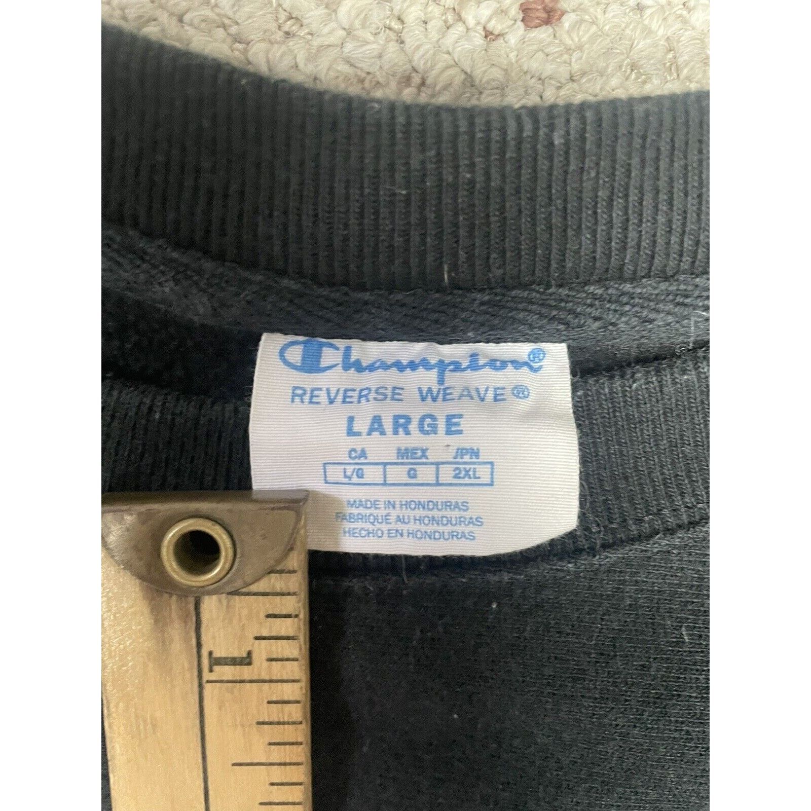 Champion Vintage Champion Reverse Weave Spell Out Logo Sweatshirt L Size US L / EU 52-54 / 3 - 3 Thumbnail