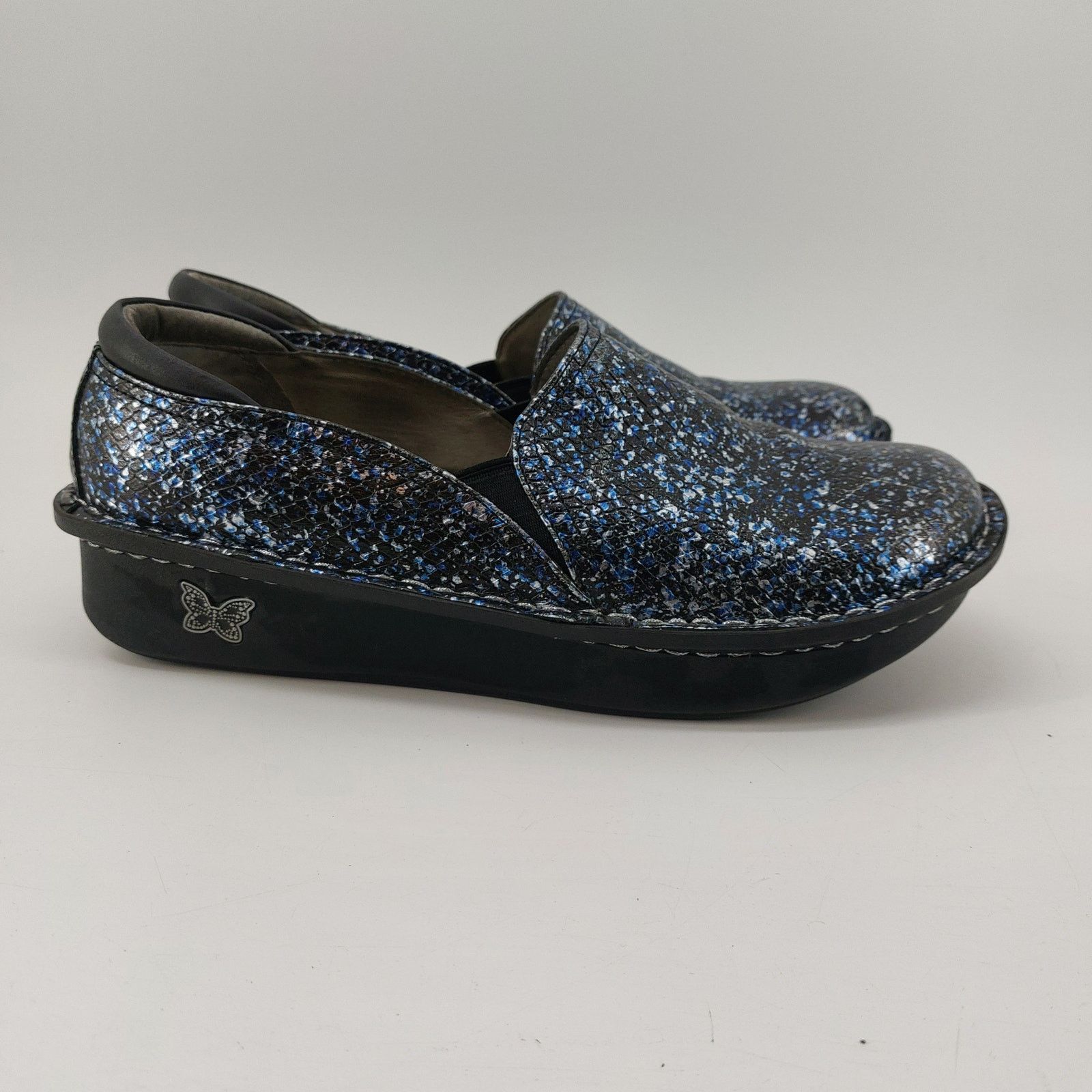 Other Alegria Debra Nurse Embossed Black Leather 41 10.5/11 Size US 10.5 / IT 40.5 - 4 Thumbnail