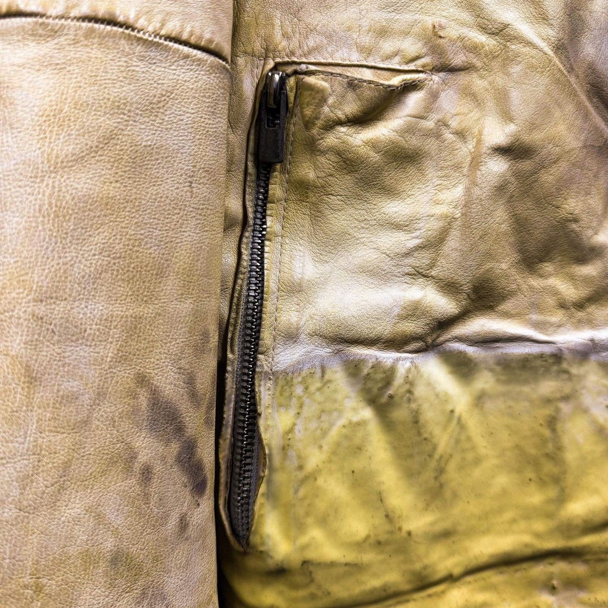 Carol Christian Poell LM/2498R Leather Jacket with Drip-rubber Size US S / EU 44-46 / 1 - 8 Thumbnail