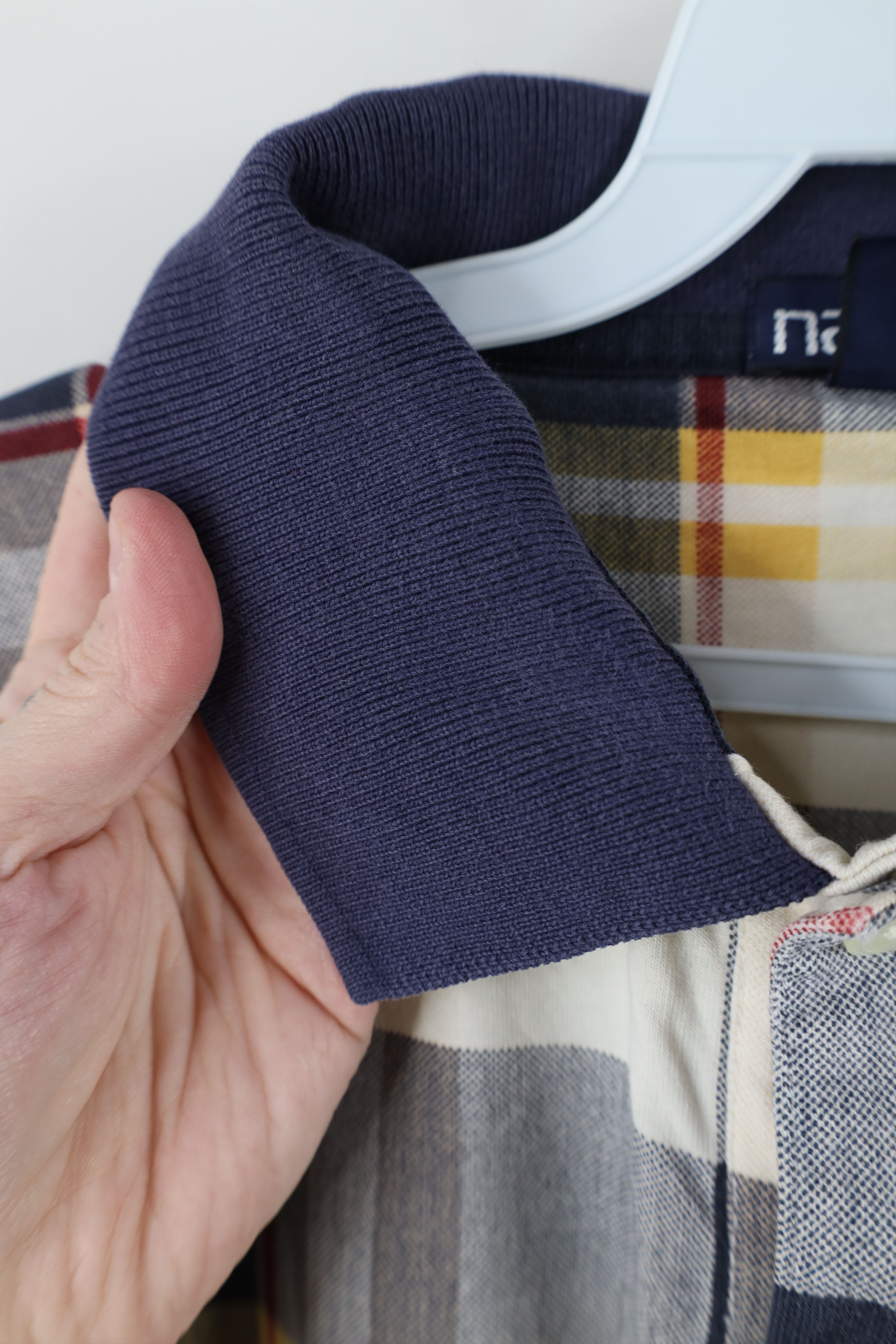 Nautica × Vintage Vintage 90s Nautica Short Sleeve Polo Shirt Rainbow Plaid Size US S / EU 44-46 / 1 - 6 Thumbnail