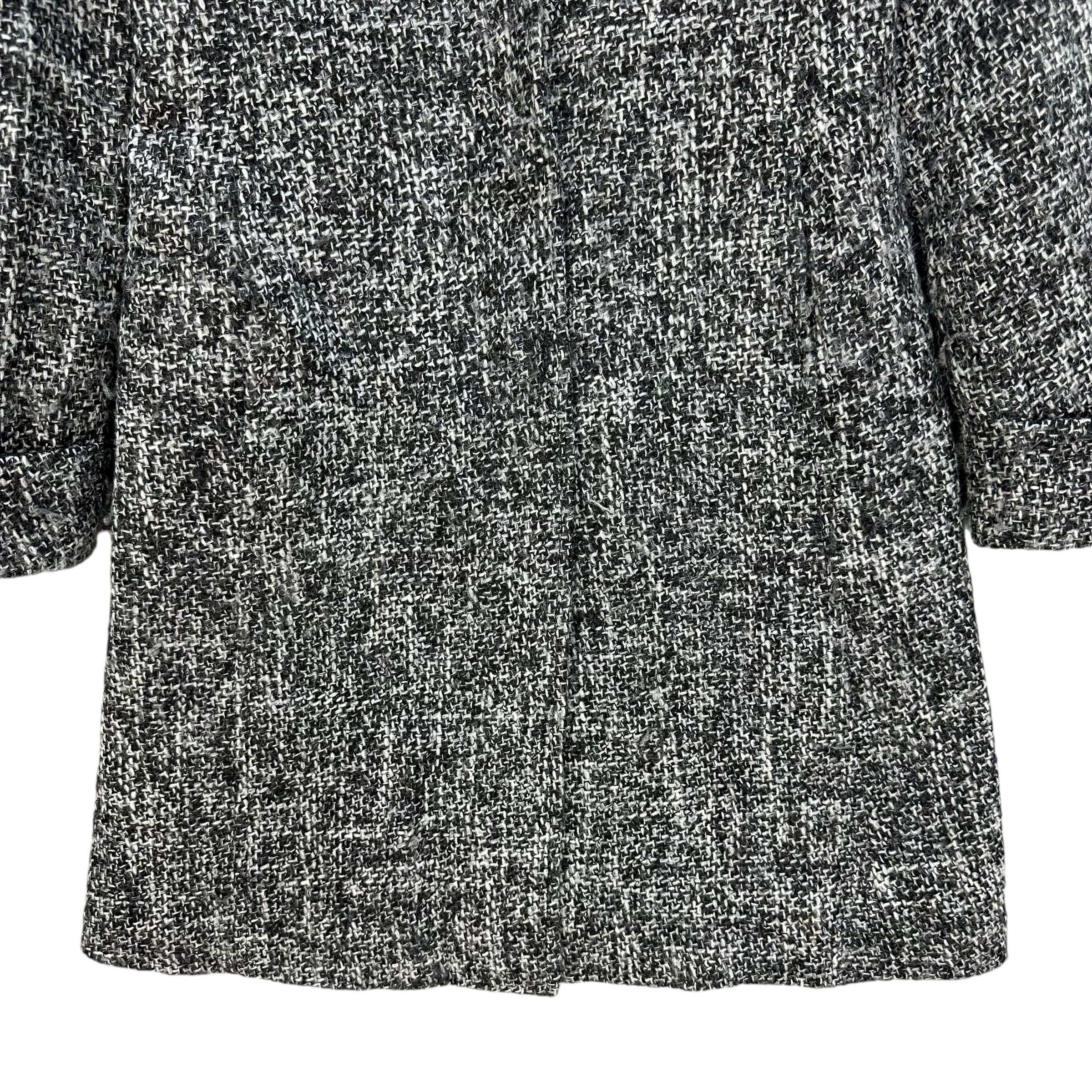 MAX&Co. MAX & CO active Tweed Long Coat Jacket #A53-1222 Size XS / US 0-2 / IT 36-38 - 3 Thumbnail