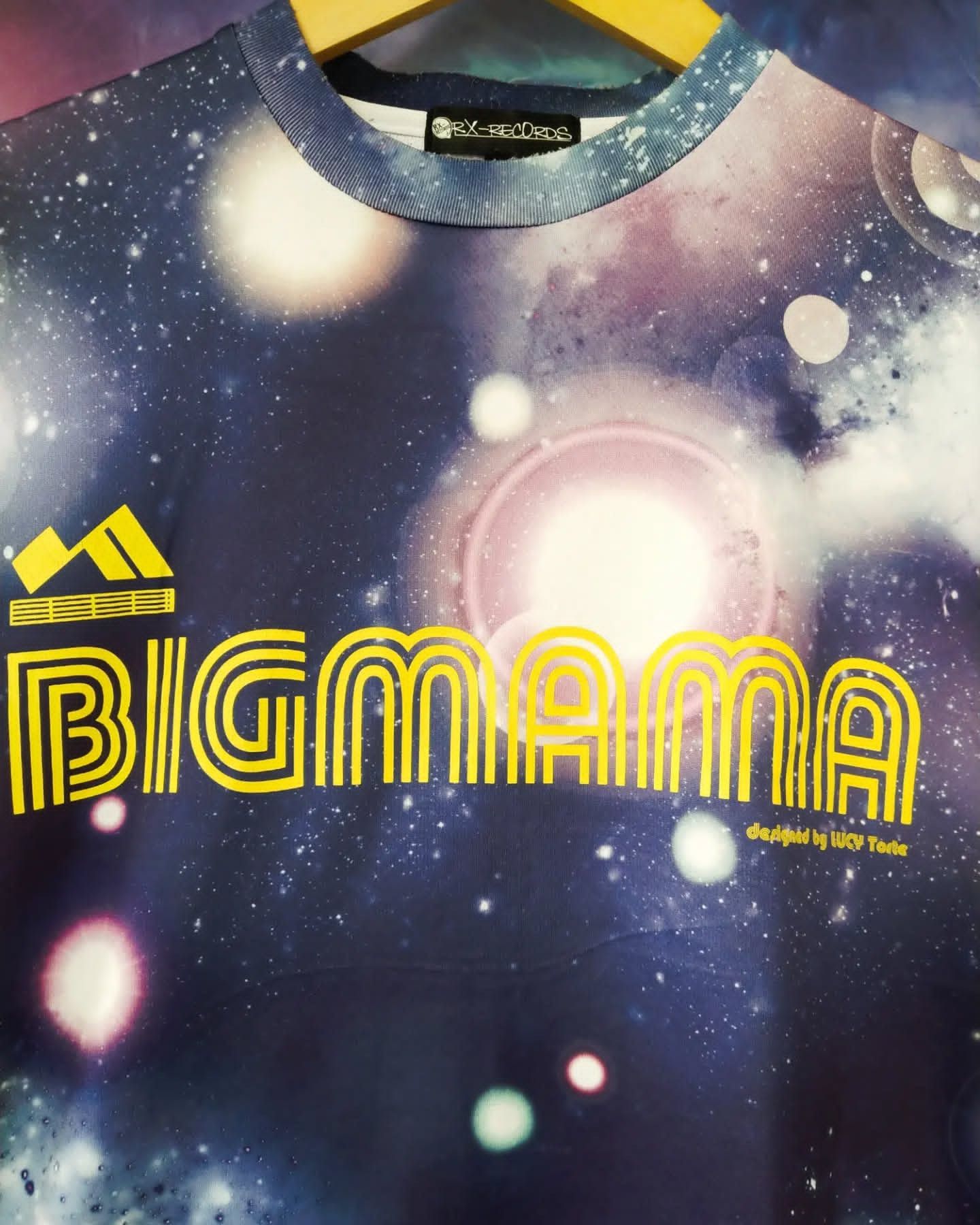 Band Tees Bigmama All Over Print Galaxy Jersey Band Tee Size US M / EU 48-50 / 2 - 2 Thumbnail