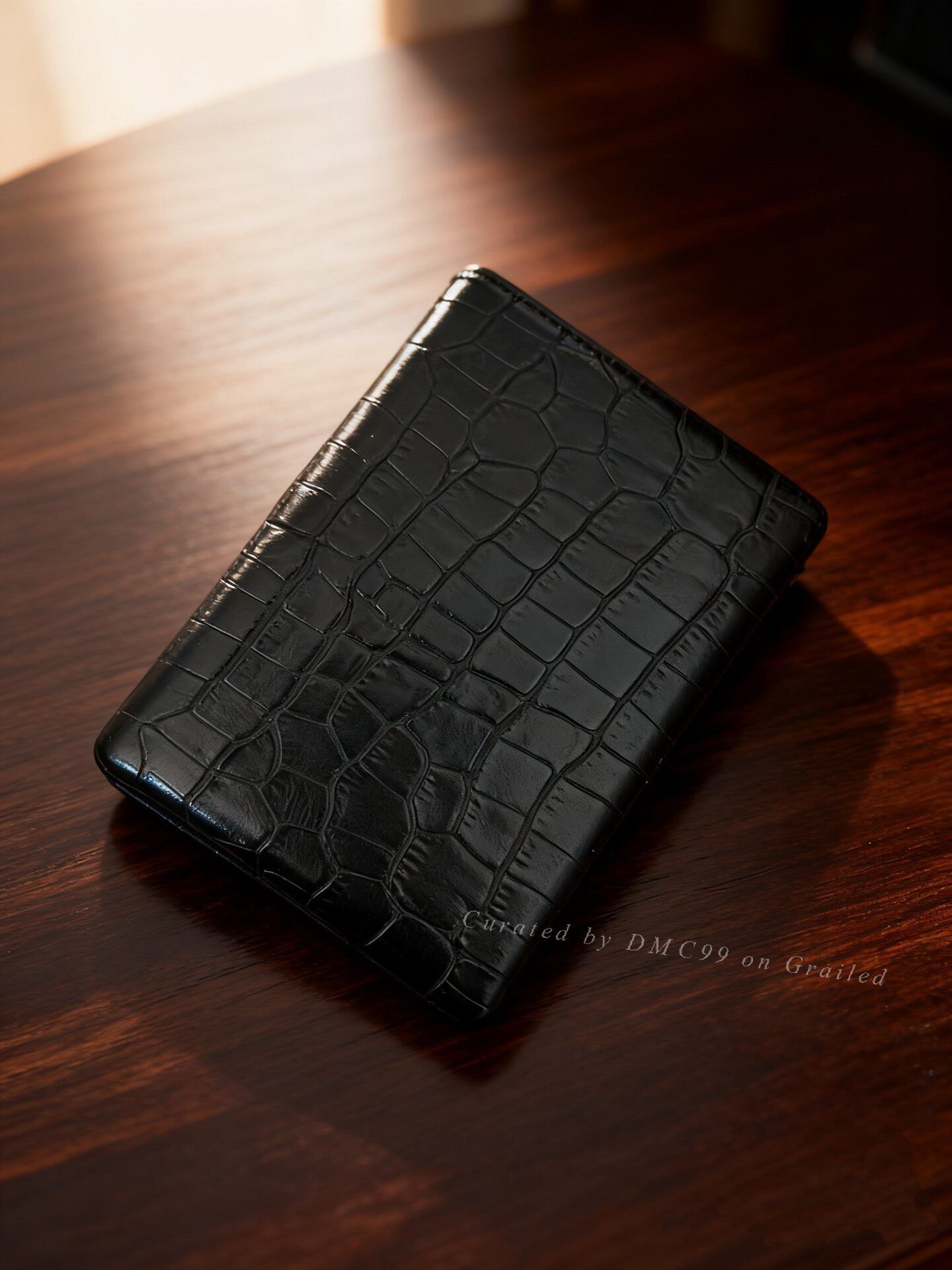 Other Black Crocodile Pattern Leather Cigarette Case Size ONE SIZE - 1 Thumbnail