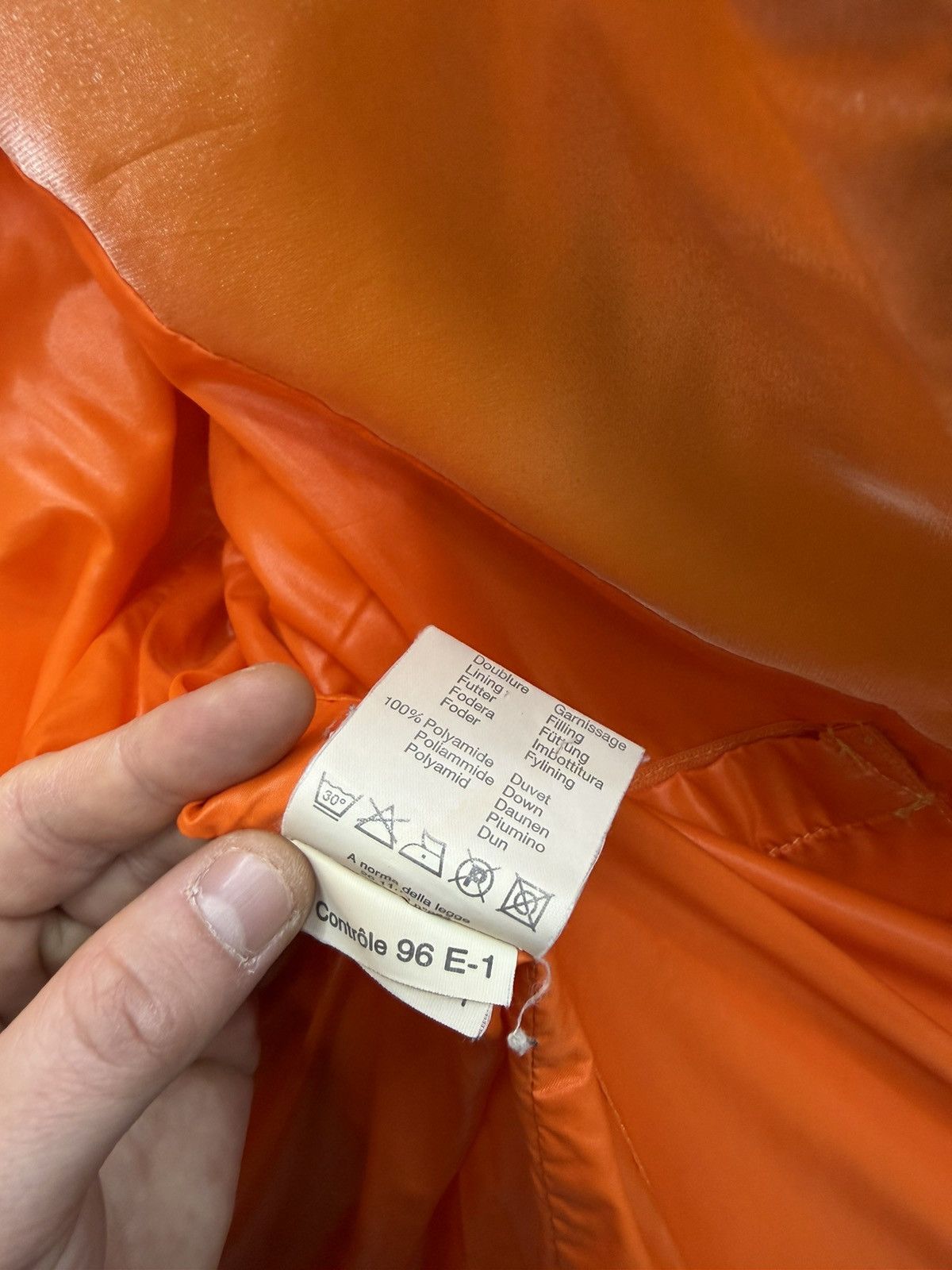 Moncler Grenoble Moncler Grenoble Women’s Orange Down Puffer Jacket Size 2 Size M / US 6-8 / IT 42-44 - 12 Thumbnail