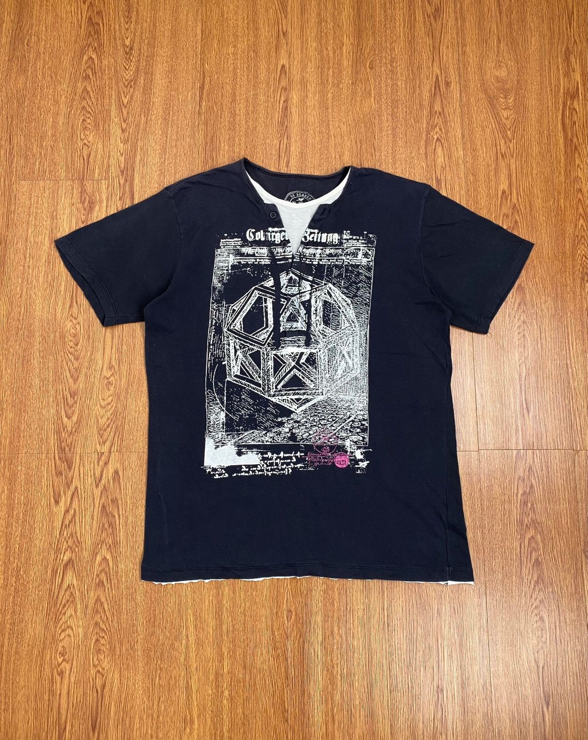 If Six Was Nine × Japanese Brand × Le Grande Bleu (L.G.B.) De blasio t-shirt Size US L / EU 52-54 / 3 - 1 Thumbnail
