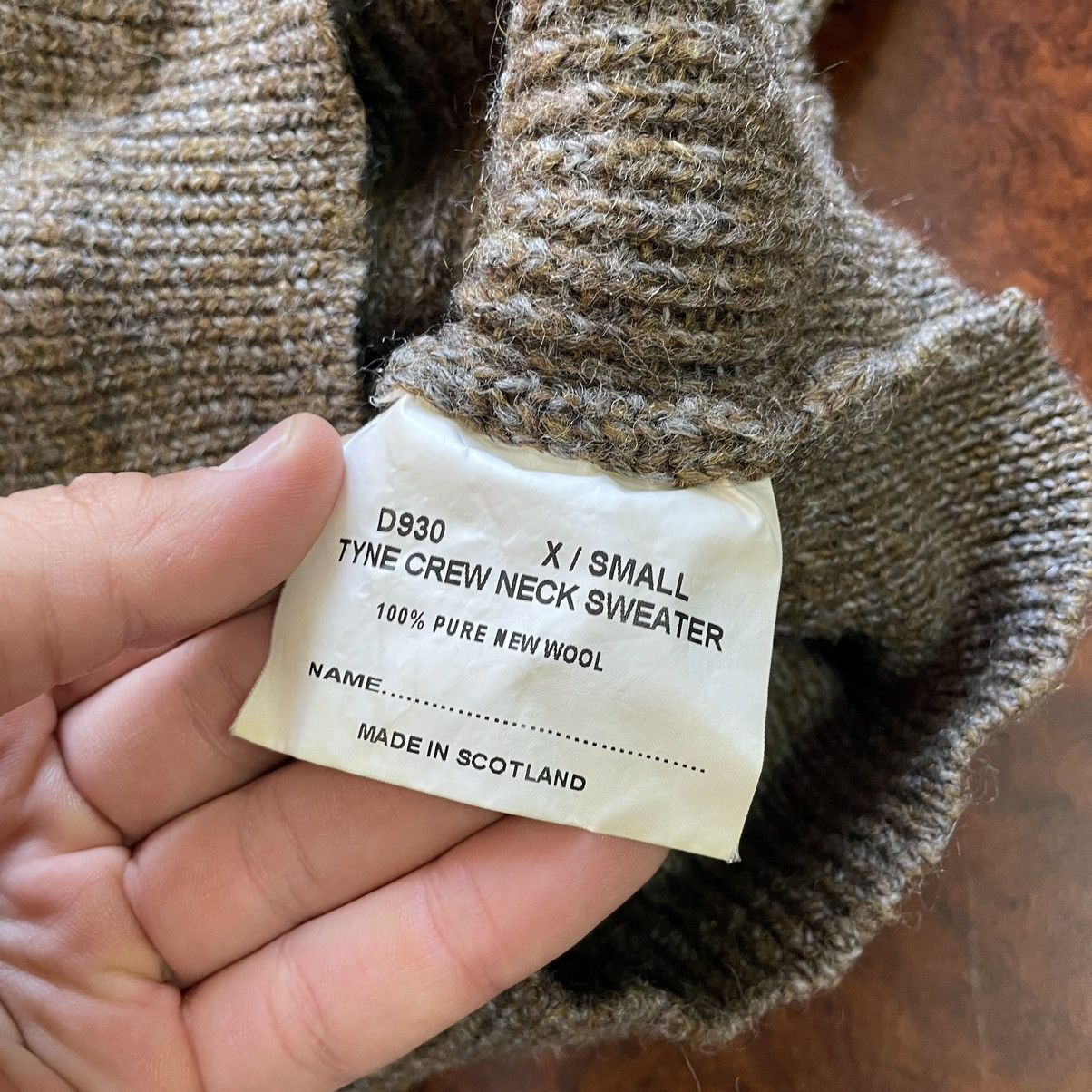 Barbour × Vintage barbour tyne crew neck sweater derby tweed wool sweater Size US XS / EU 42 / 0 - 4 Thumbnail