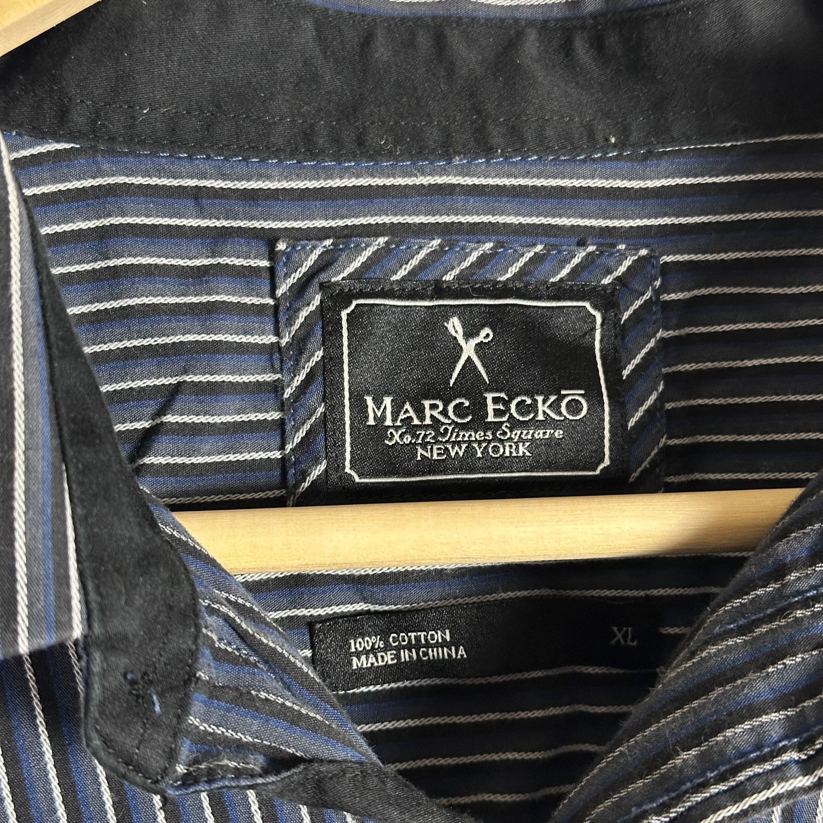 Marc Ecko Paisley Stripe Button-Up Shirt Size US XL / EU 56 / 4 - 4 Thumbnail