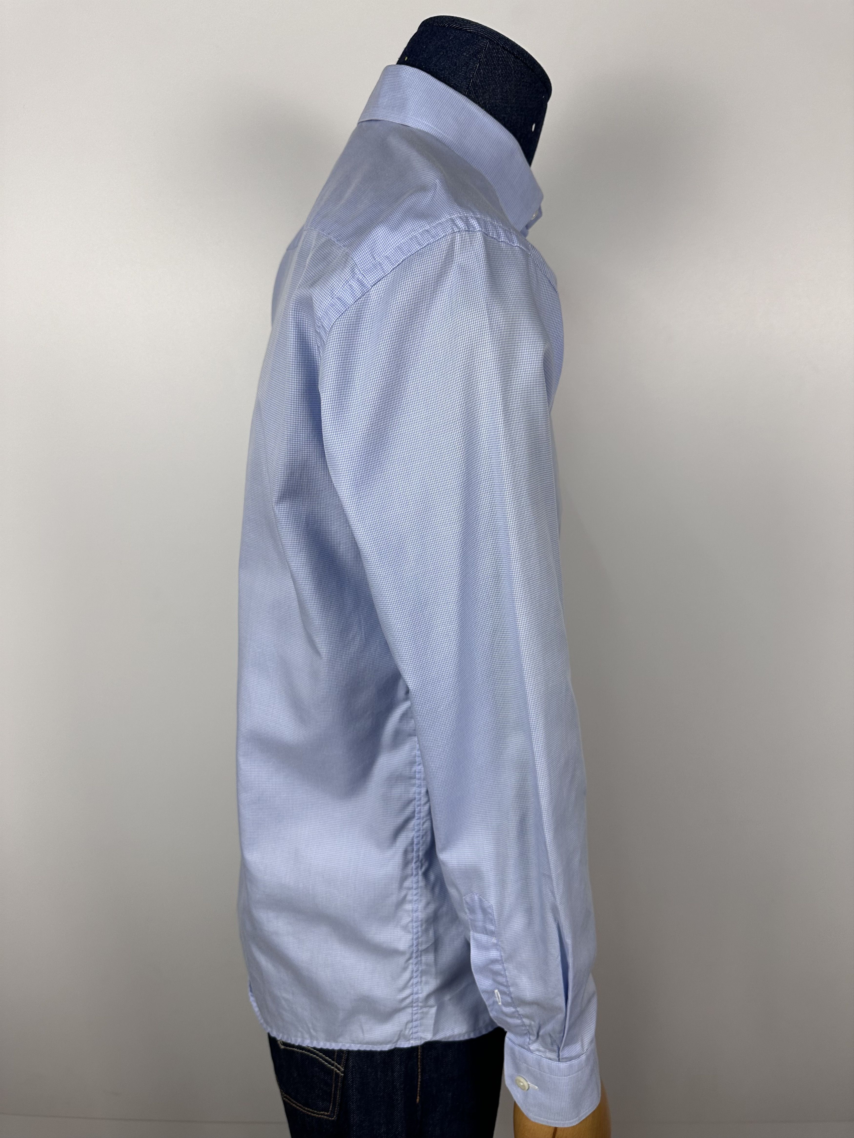 Eton × Grailed Eton Dress Shirt Mens Button Up Long Sleeve Slim Size 40 Size US M / EU 48-50 / 2 - 7 Thumbnail