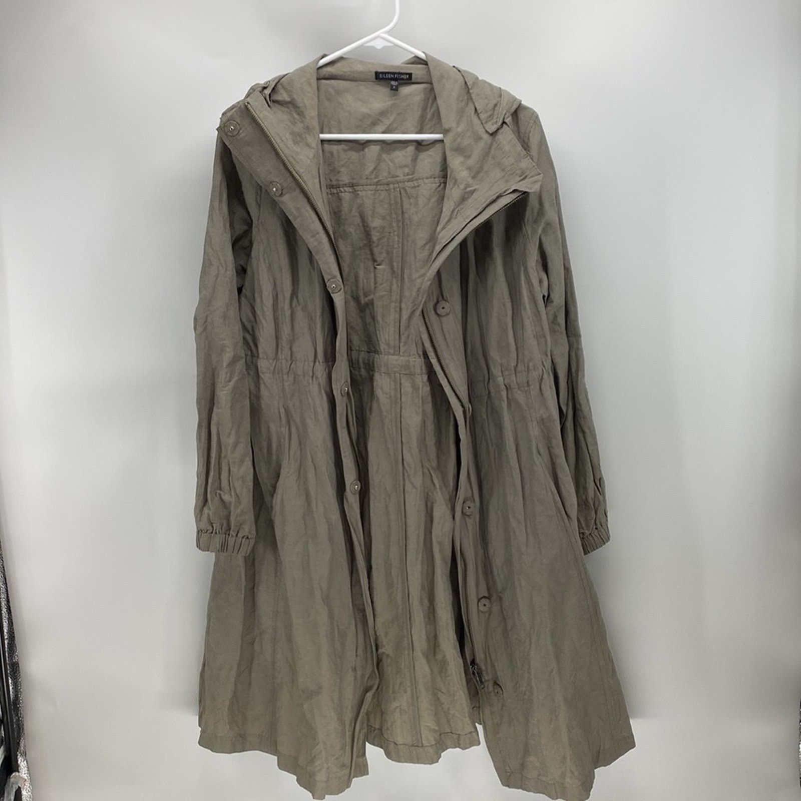 Eileen Fisher Eileen Fisher nylon metallic light green oversized size S Size S / US 4 / IT 40 - 3 Thumbnail
