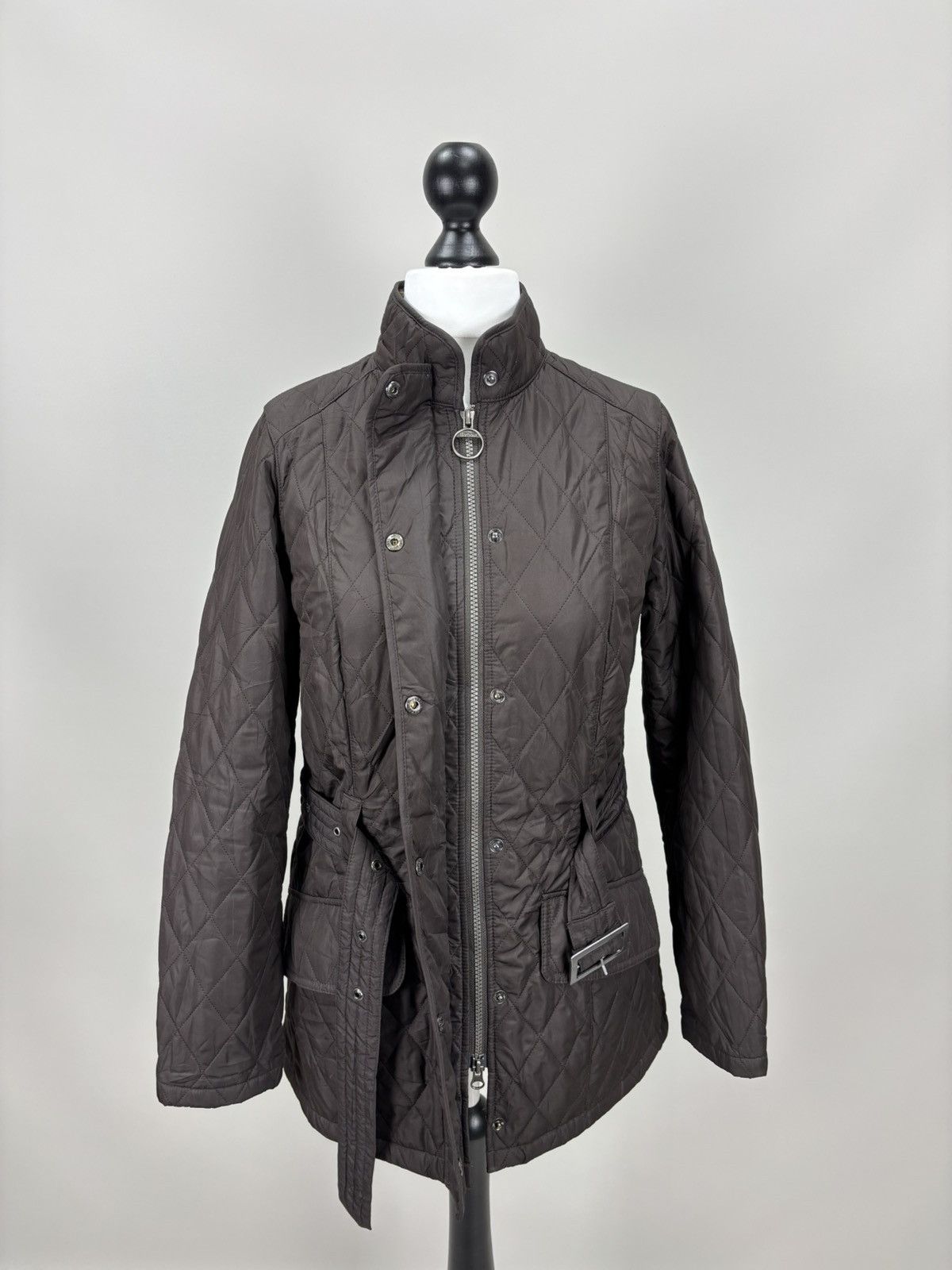 Barbour Womens quilted jacket Barbour Paddle Size 8 Color Brown Size M / US 6-8 / IT 42-44 - 12 Thumbnail