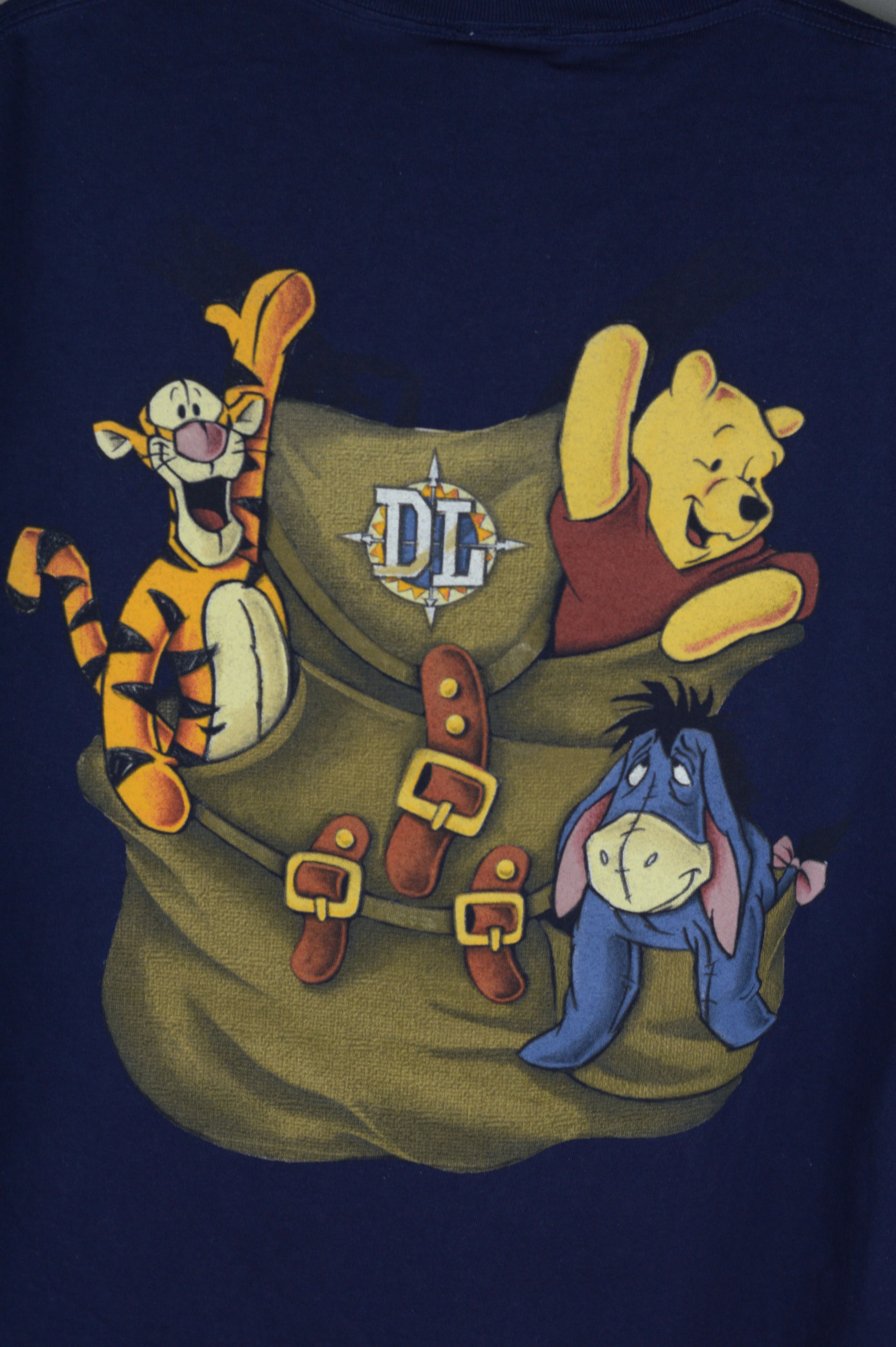 Vintage Vintage Disneyland Winnie-the-Pooh 90s t shirt Size US XL / EU 56 / 4 - 4 Thumbnail