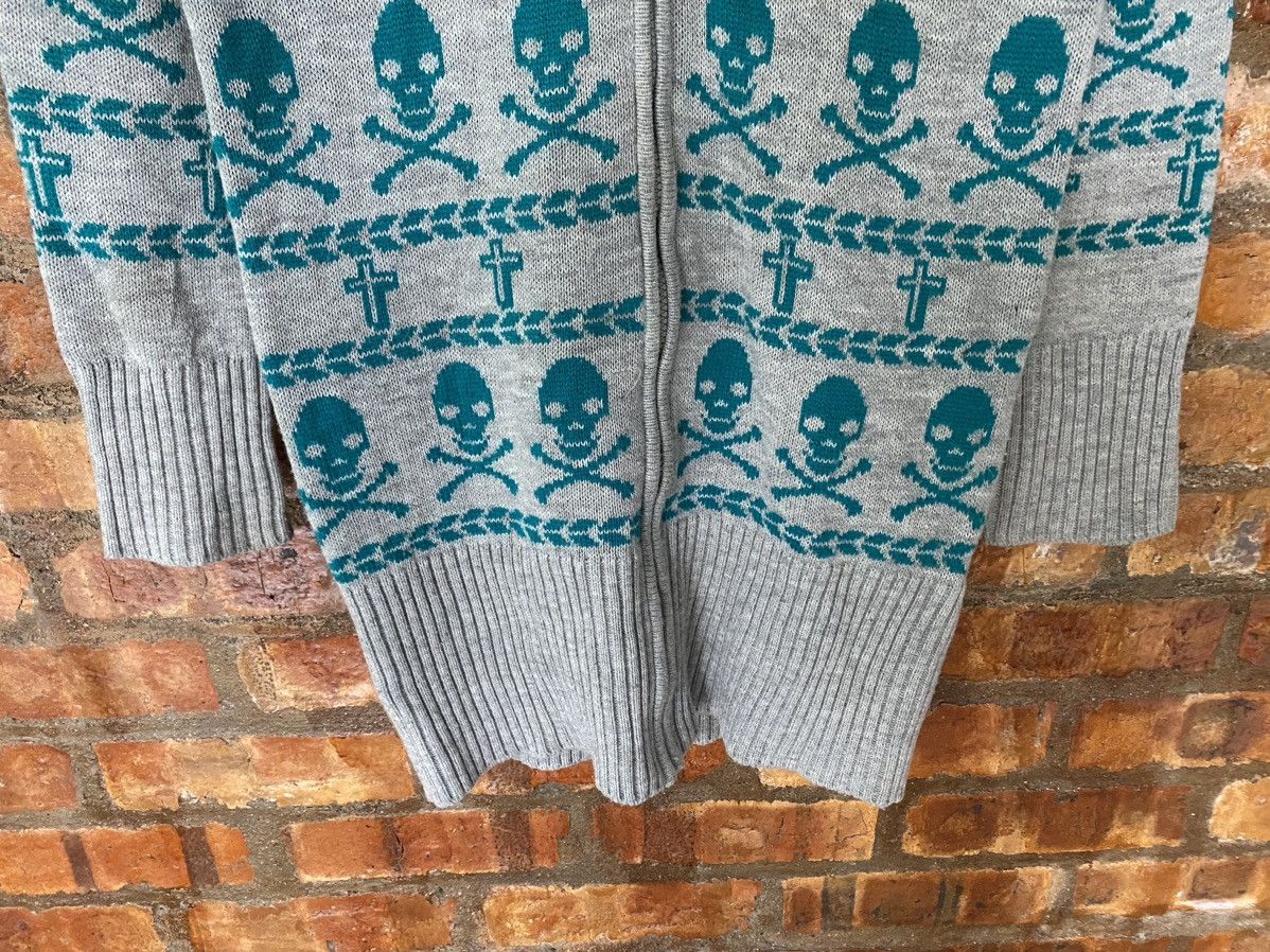 Angel Blue Sky Bomber Japan Cross and Skull knit Size S / US 4 / IT 40 - 5 Thumbnail