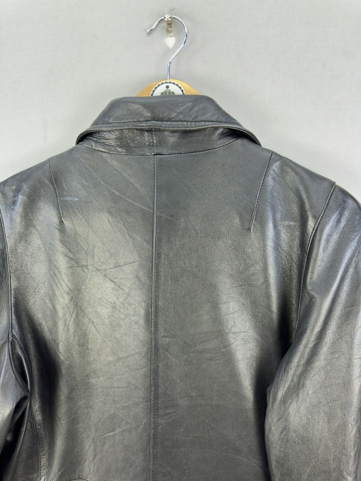 Japanese Brand Artpil Long Leather Jacket Size M / US 6-8 / IT 42-44 - 5 Thumbnail