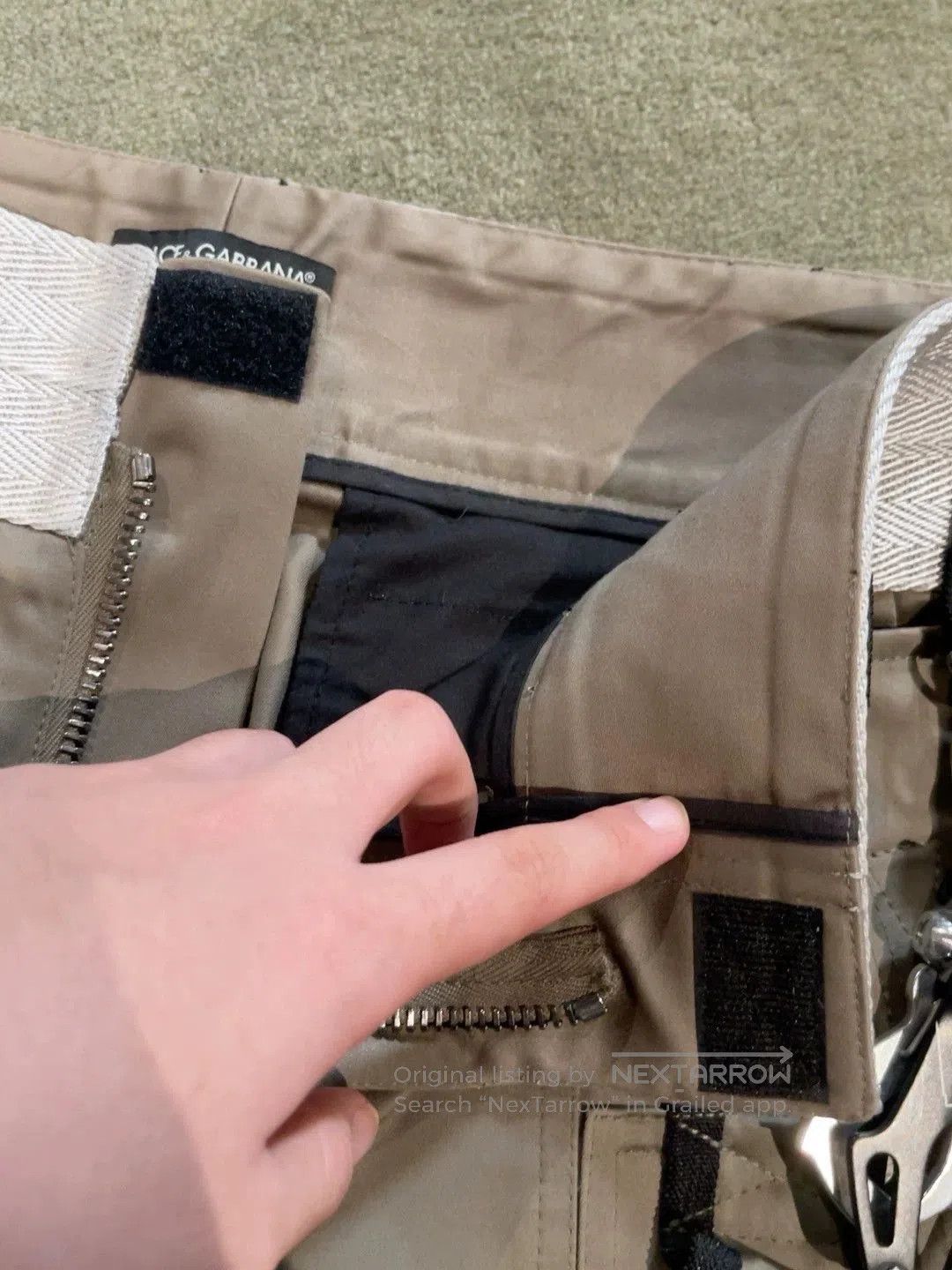 Dolce & Gabbana Dolce & Gabbana DG Archive Cargo Pants. Size US 30 / EU 46 - 6 Thumbnail