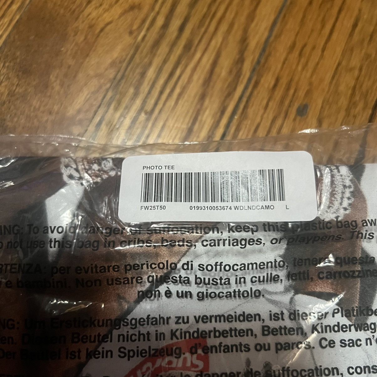 Supreme In Hand Supreme Playboi Carti Photo Tee Woodland Camo Size L Size US L / EU 52-54 / 3 - 5 Thumbnail
