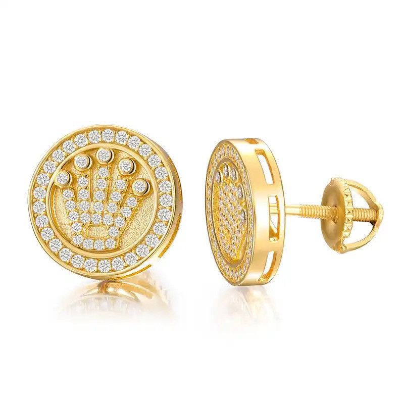 Jewelry Classics Crown Stud Earrings Size ONE SIZE - 3 Thumbnail