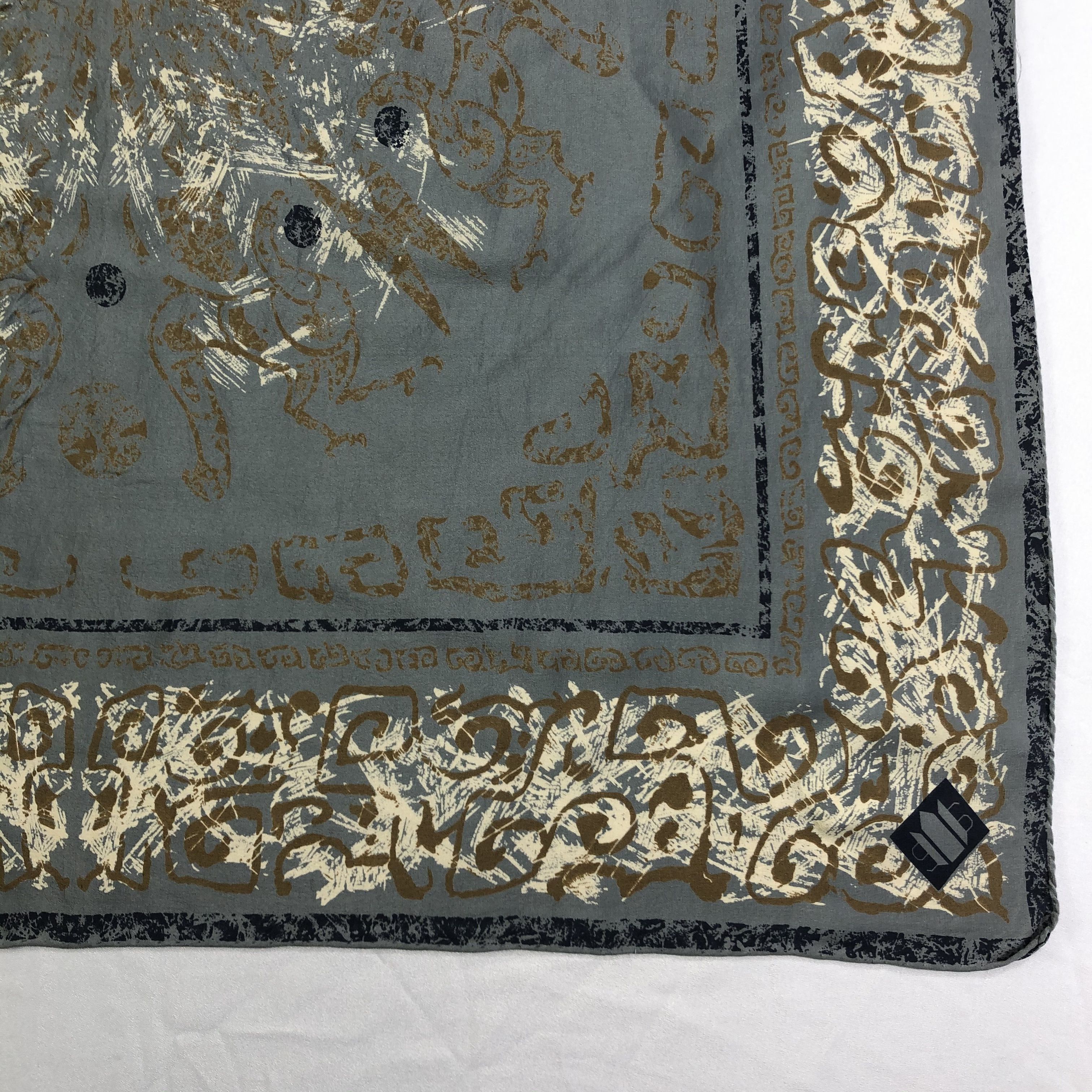 Vintage Vintage Silk Scarf Size ONE SIZE - 3 Thumbnail