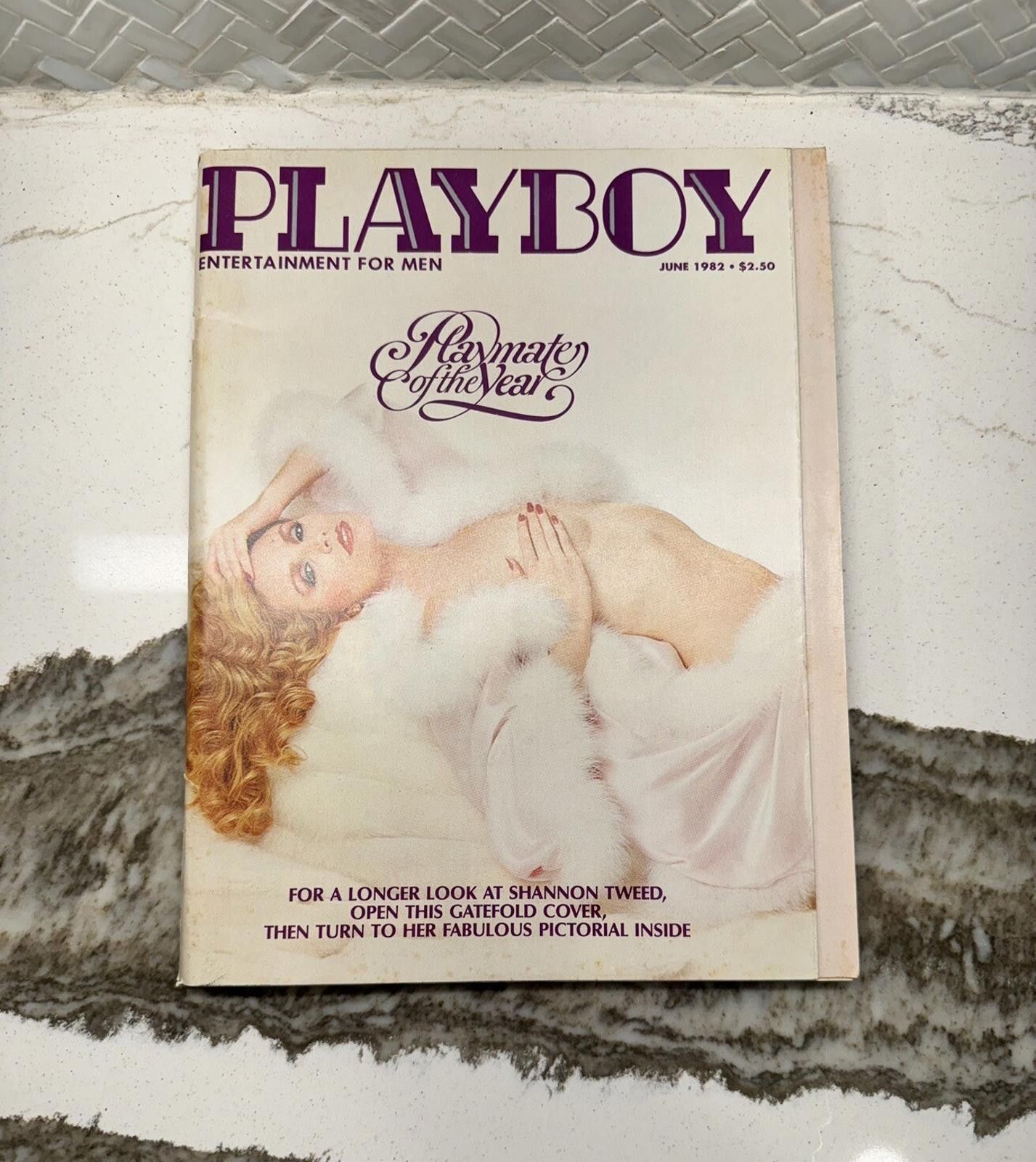 Playboy JUNE 1982 PLAYBOY SHANNON MAGAZINE Playmate Of The Year Size ONE SIZE - 1 Thumbnail
