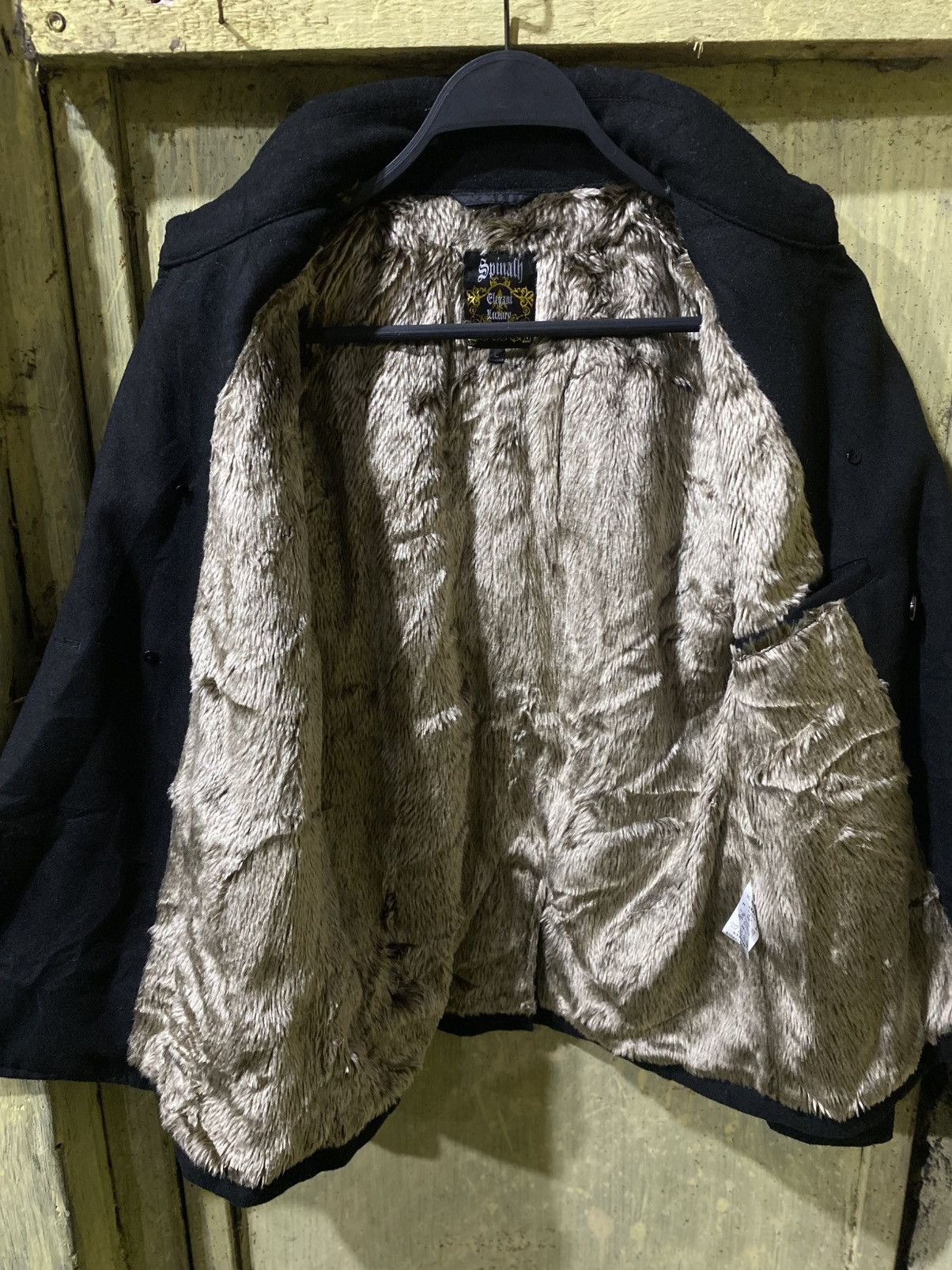 Japanese Brand Spinach Punk jacket Fur linner Size US L / EU 52-54 / 3 - 4 Thumbnail