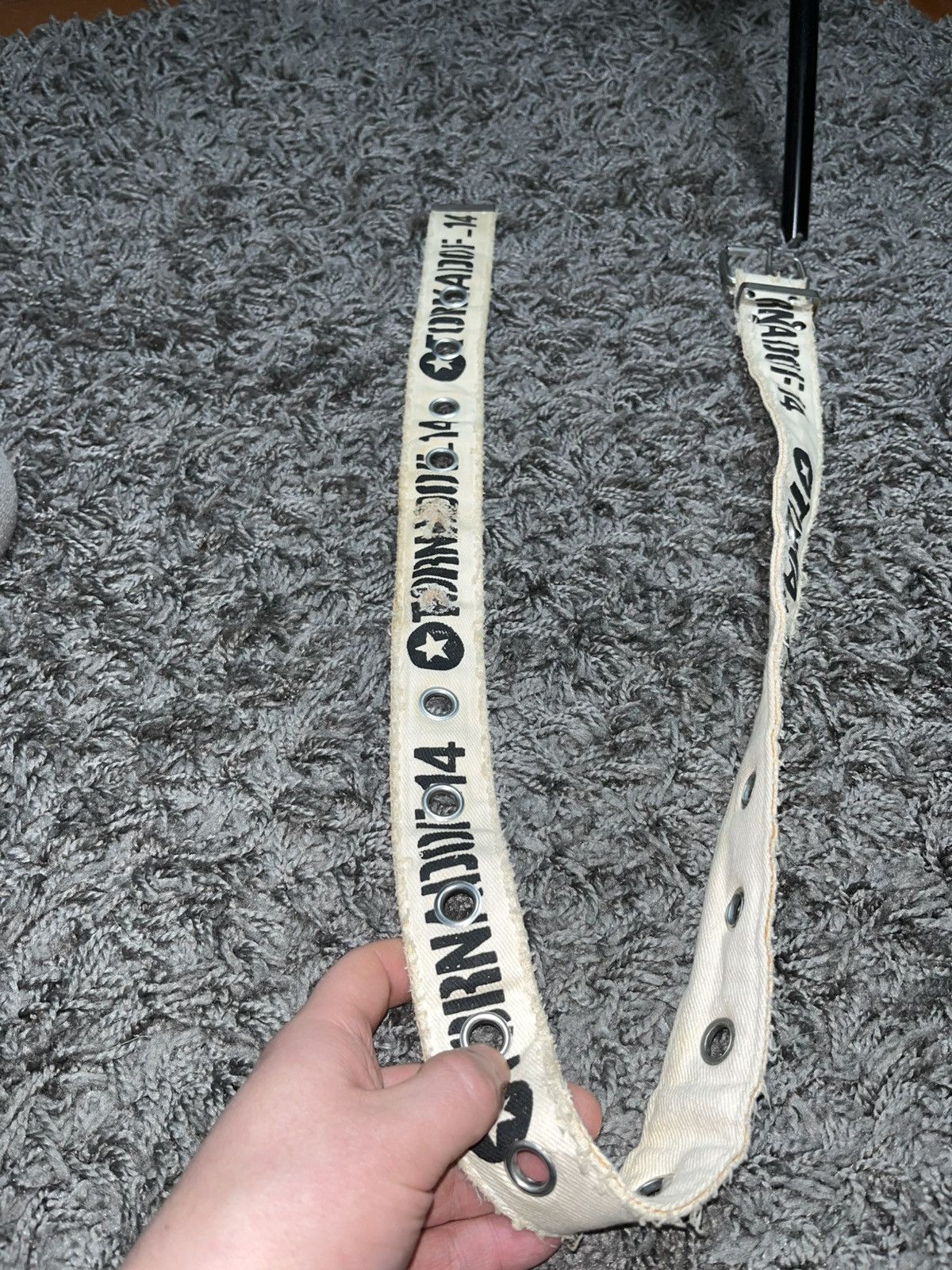 Vintage TORNADO F-14 MILITARY VINTAGE BELT Size ONE SIZE - 5 Thumbnail