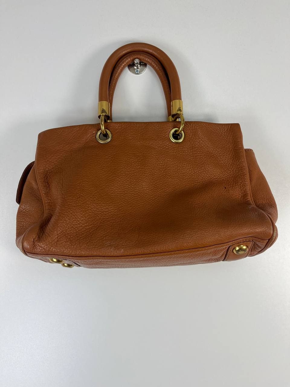 Marc Jacobs Marc By Marc Jacobs Leather Satchel Handbag Brown Womens Bag Size ONE SIZE - 11 Thumbnail