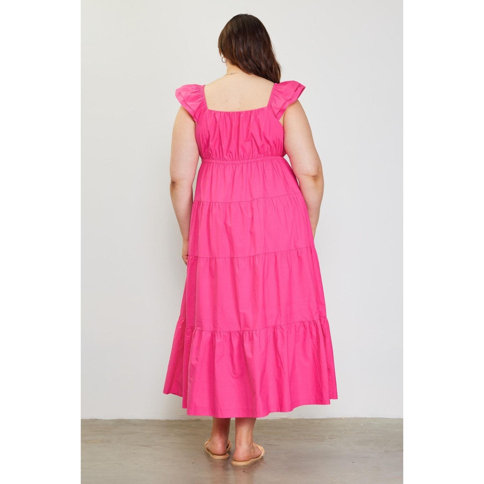 Other Skies Are Blue Curvy Maxi Cotton Beach Resort Dress 1X Size XXL / US 16-18 / IT 52-54 - 3 Thumbnail