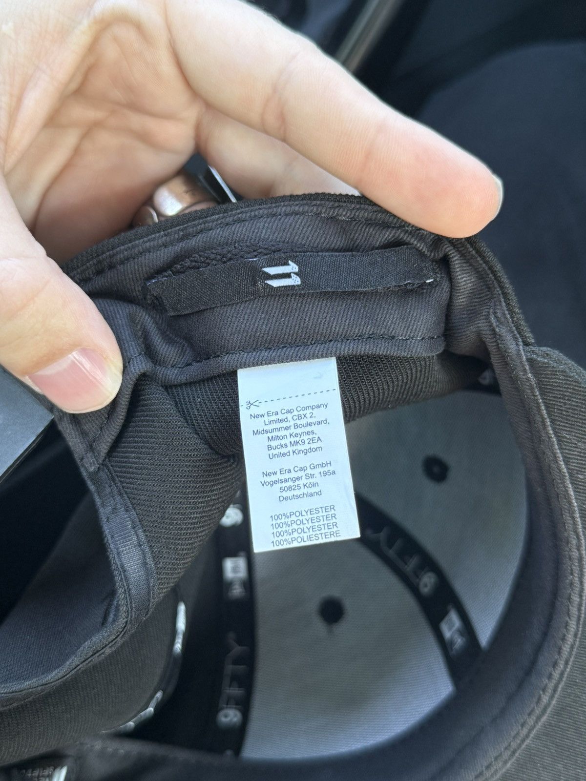 11 By Boris Bidjan Saberi Boris Bidjan 11 snapback new era cap Size ONE SIZE - 8 Thumbnail