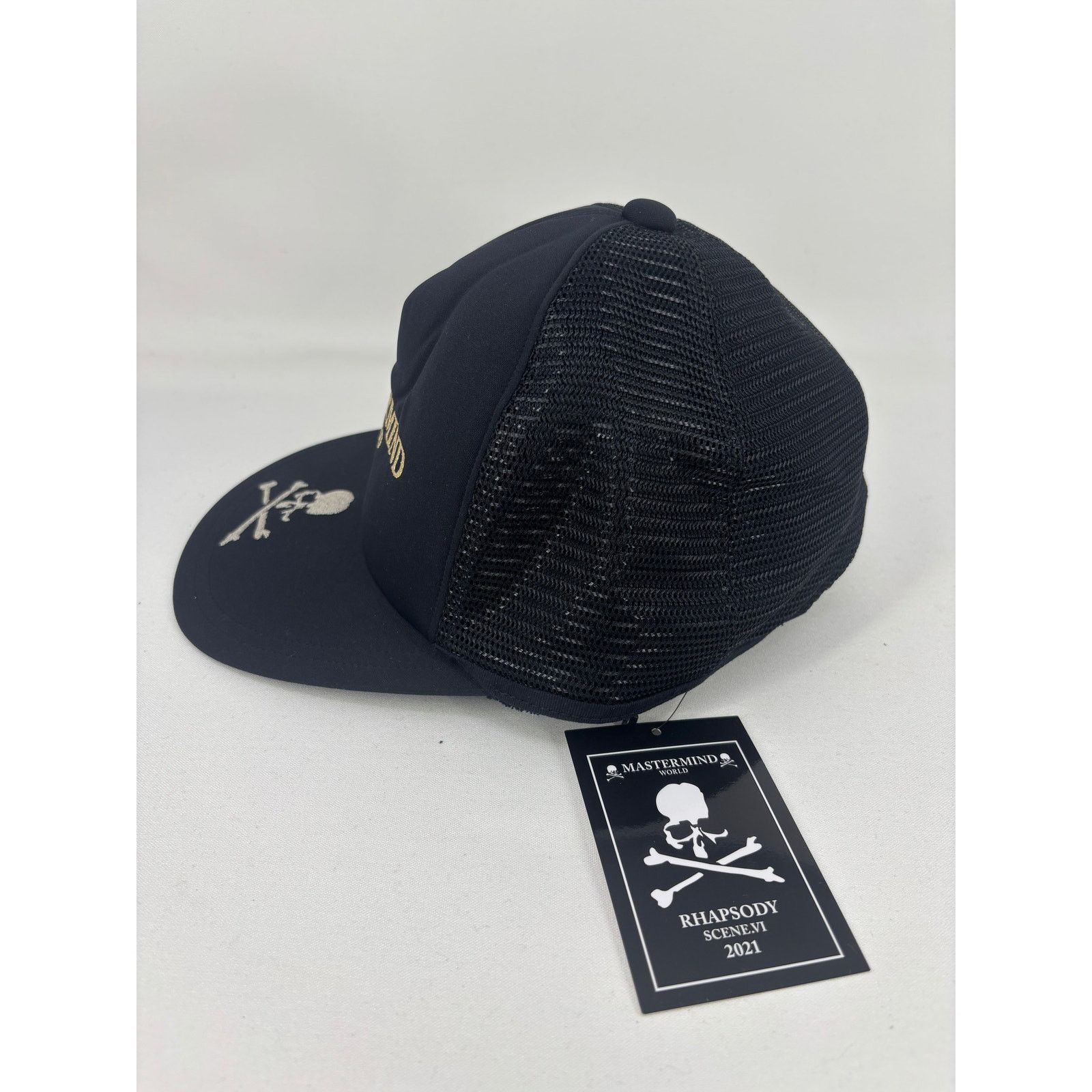 Mastermind Japan Mastermind World 'Max Mastermind' Black Cap Size Medium Size ONE SIZE - 2 Thumbnail