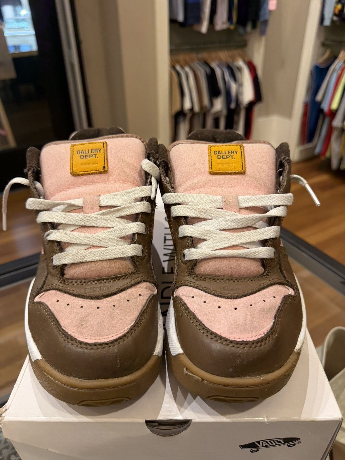 Gallery Dept. × Vans Gallery Dept x Vans Rowley XLT LX ‘Gallery Dept Neopolitan’ Size US 9.5 / EU 42-43 - 5 Thumbnail