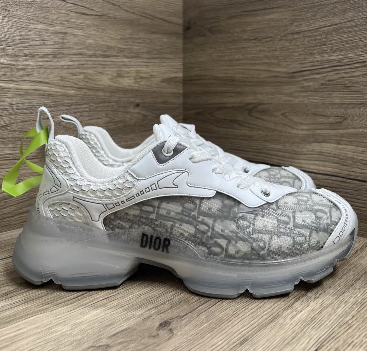Dior Dior Vibe Grey And White All-over Print Sneakers J41 Size US 8 / EU 41 - 4 Thumbnail