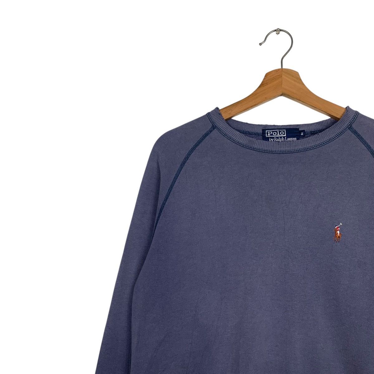 Polo Ralph Lauren Polo Ralph Lauren Faded Blue Crewneck Sweatshirts #1701-C76 Size US S / EU 44-46 / 1 - 6 Thumbnail