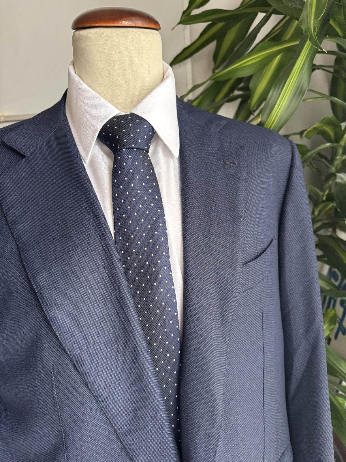 Loro Piana Loro piana suit 54 blue Size 54R - 2 Thumbnail